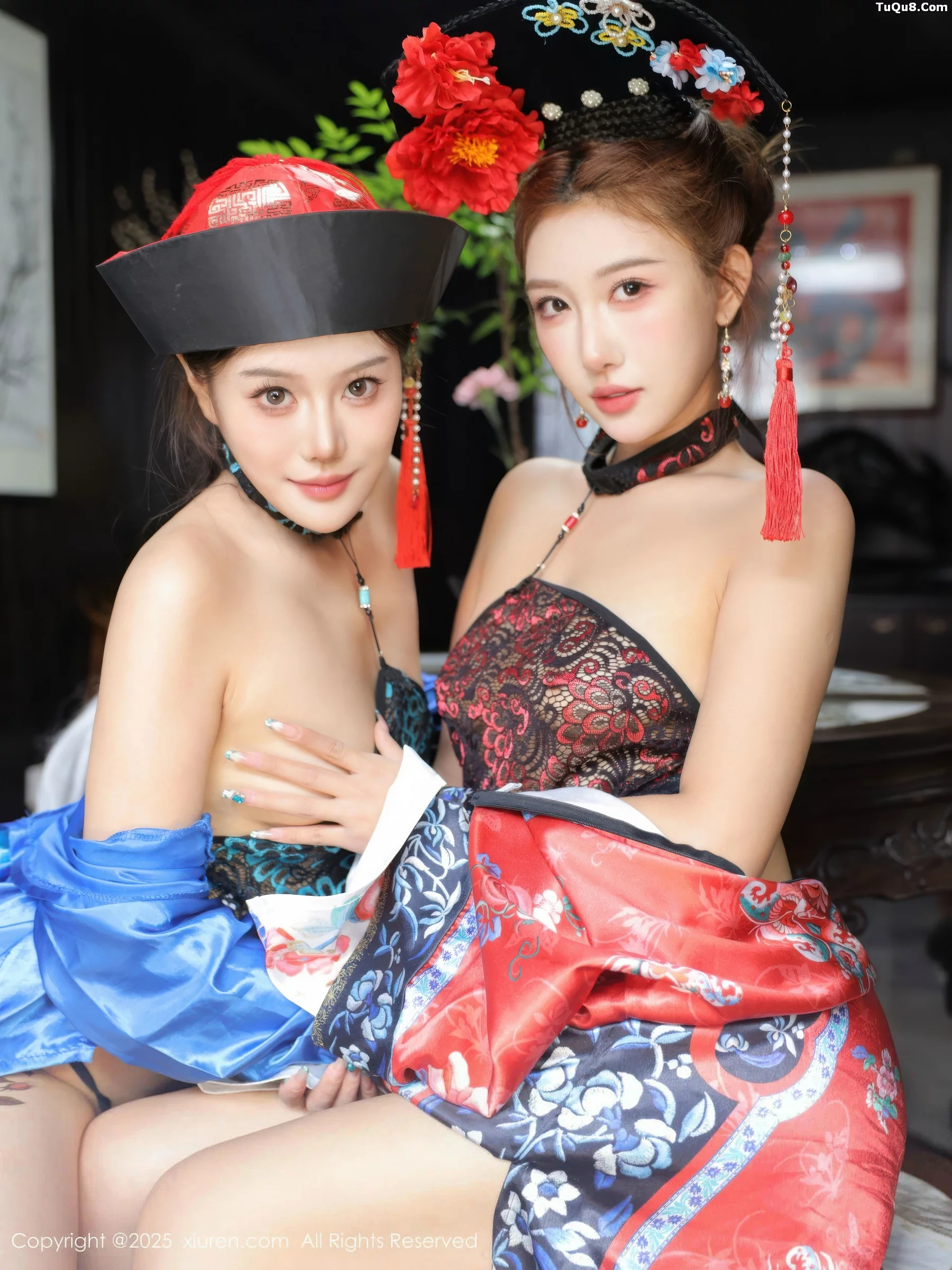 金允希Yuki性感姐妹花古装Cos旗袍秀丰腴身姿撩人绝美写真 第 86 张