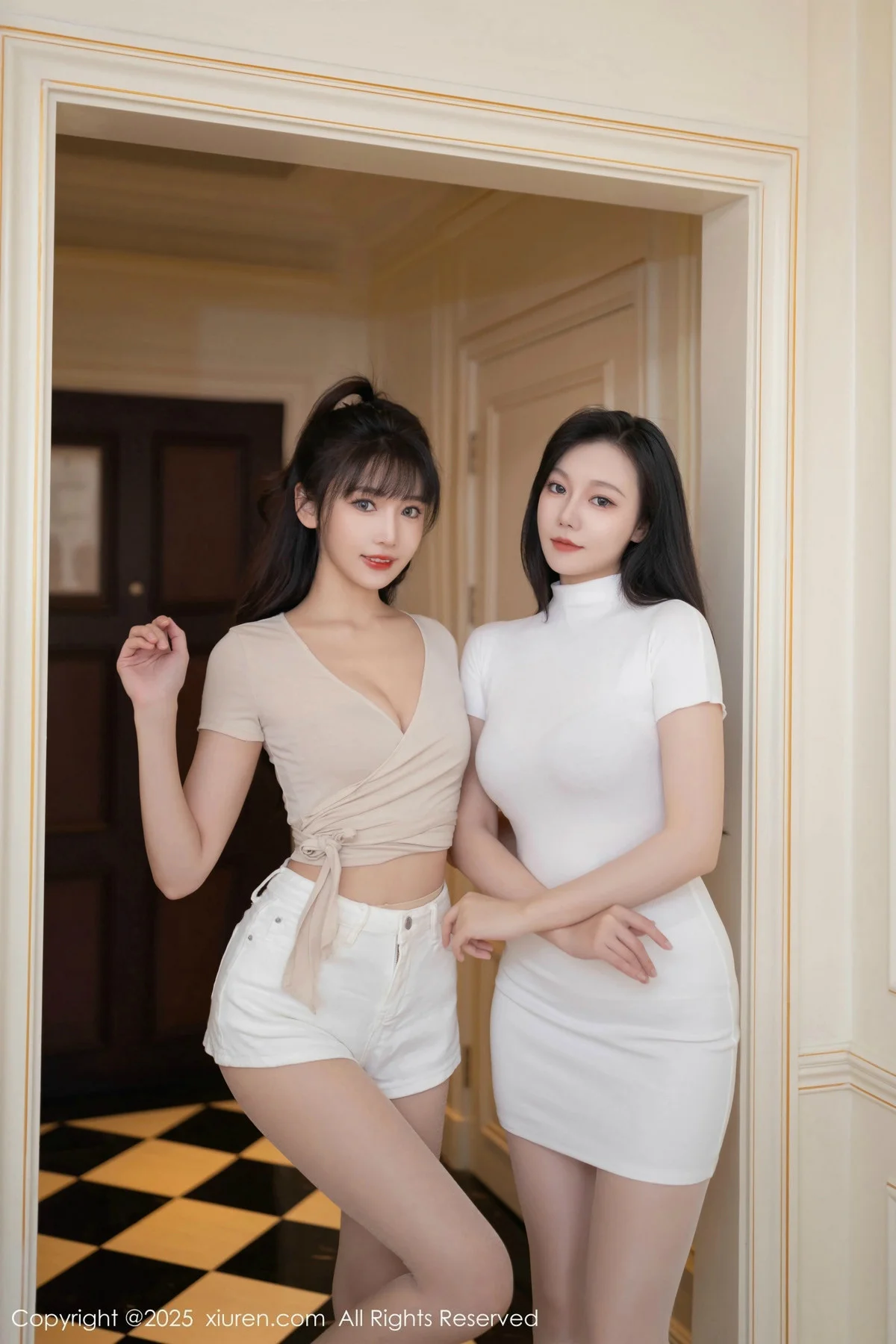 合集陆萱萱＆安然anran性感姐妹花蕾丝内衣撩人绝美写真 第 3 张