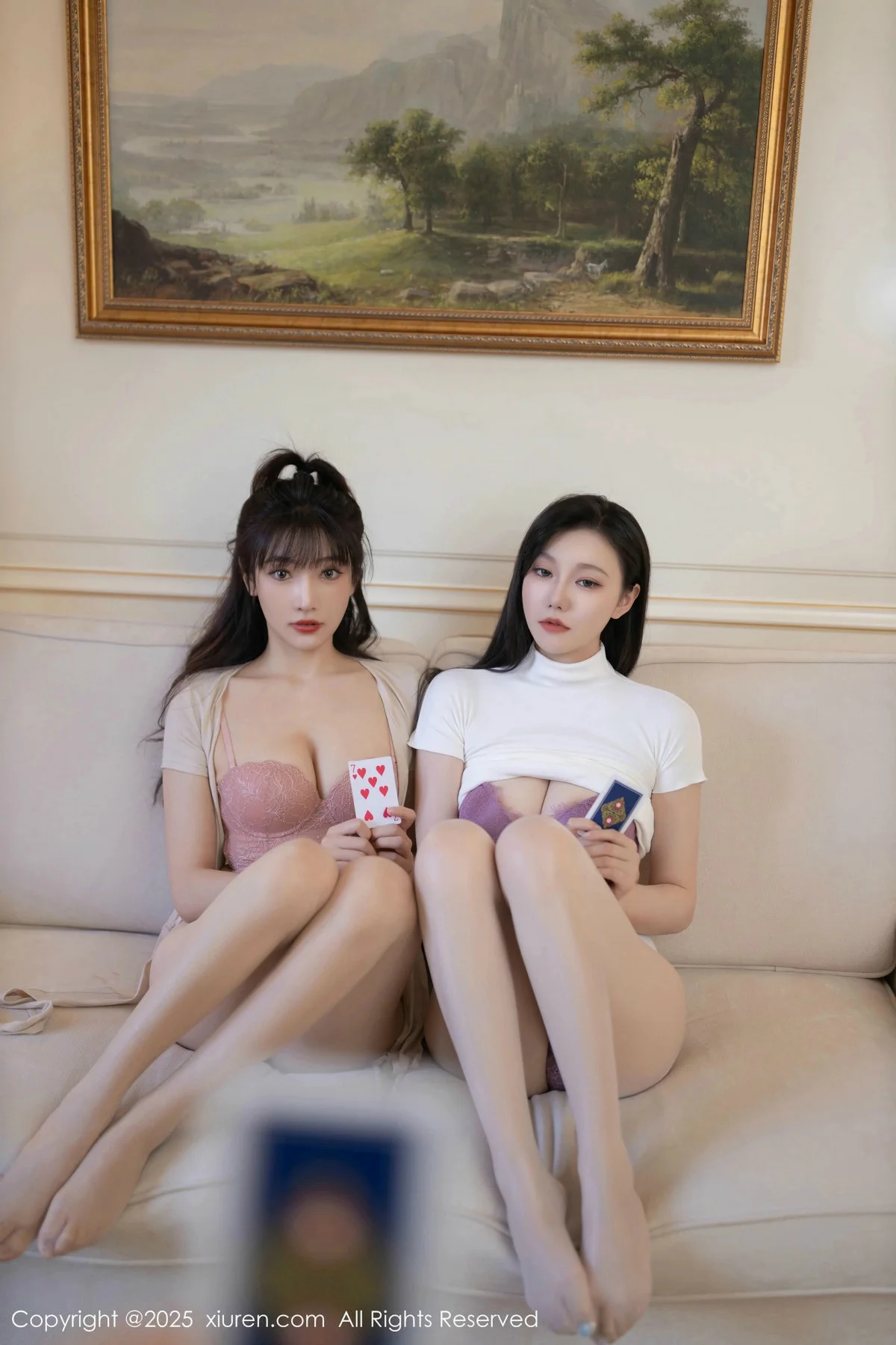 合集陆萱萱＆安然anran性感姐妹花蕾丝内衣撩人绝美写真 第 46 张
