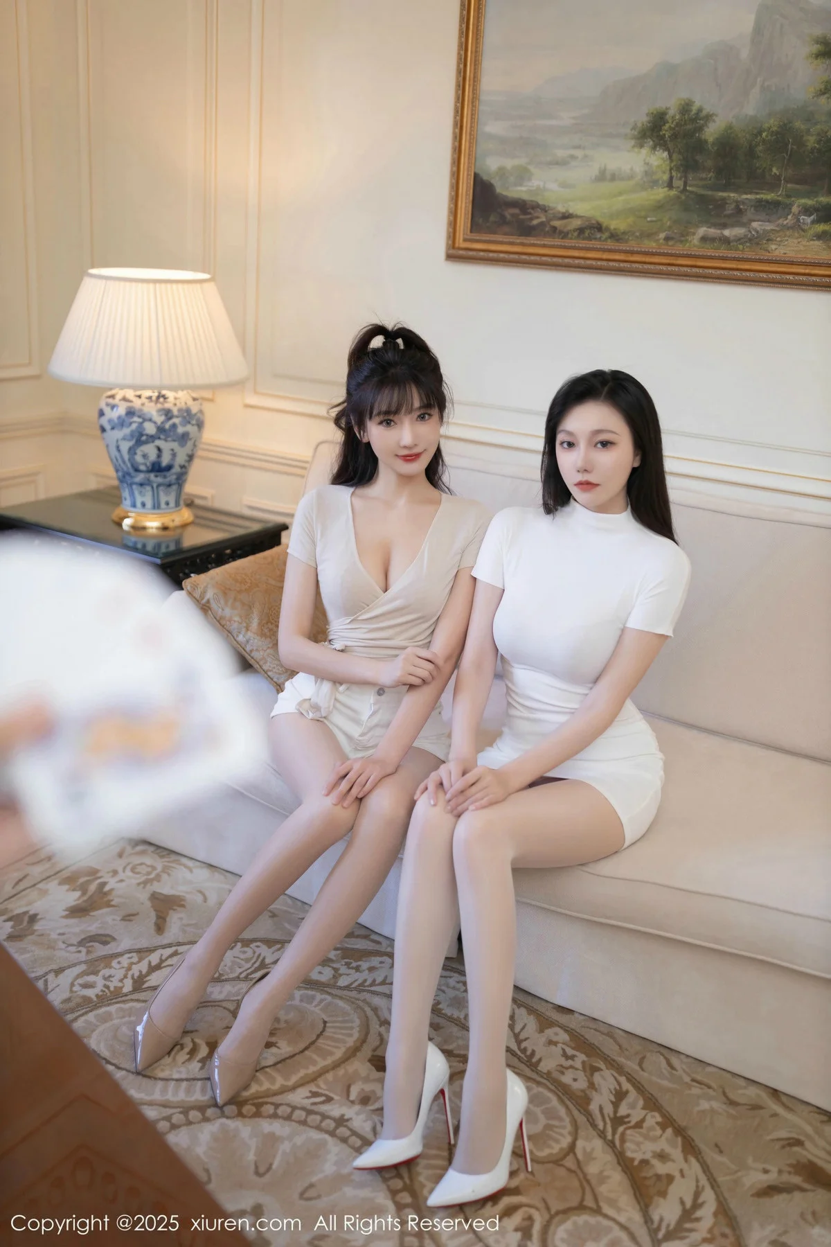 合集陆萱萱＆安然anran性感姐妹花蕾丝内衣撩人绝美写真 第 7 张