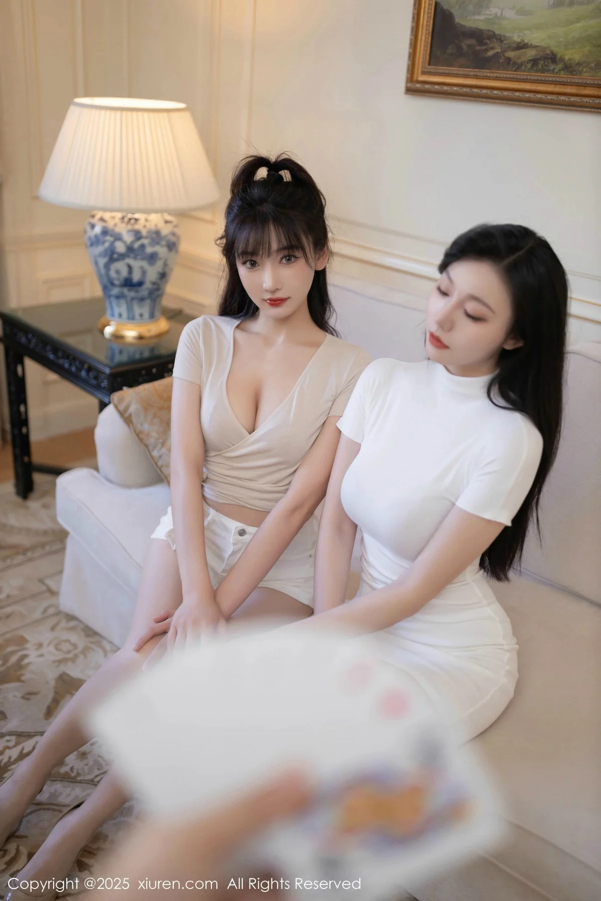 合集陆萱萱＆安然anran性感姐妹花蕾丝内衣撩人绝美写真 第 9 张