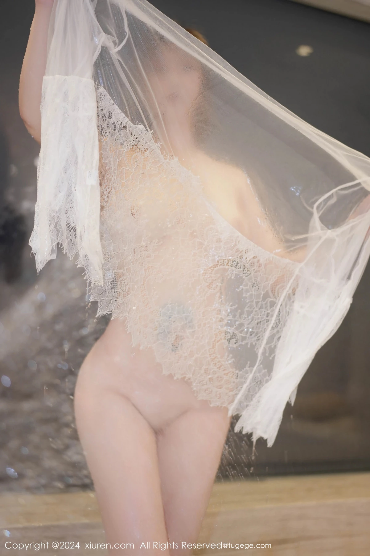 妲己_Toxic浴室场景性感白色情趣内衣秀丰满身材惹火绝美写真 第 63 张