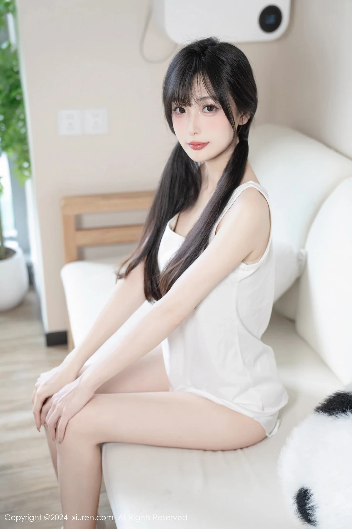 林星阑双马尾主题性感白色情趣内衣秀曼妙身姿撩人绝美写真 第 16 张