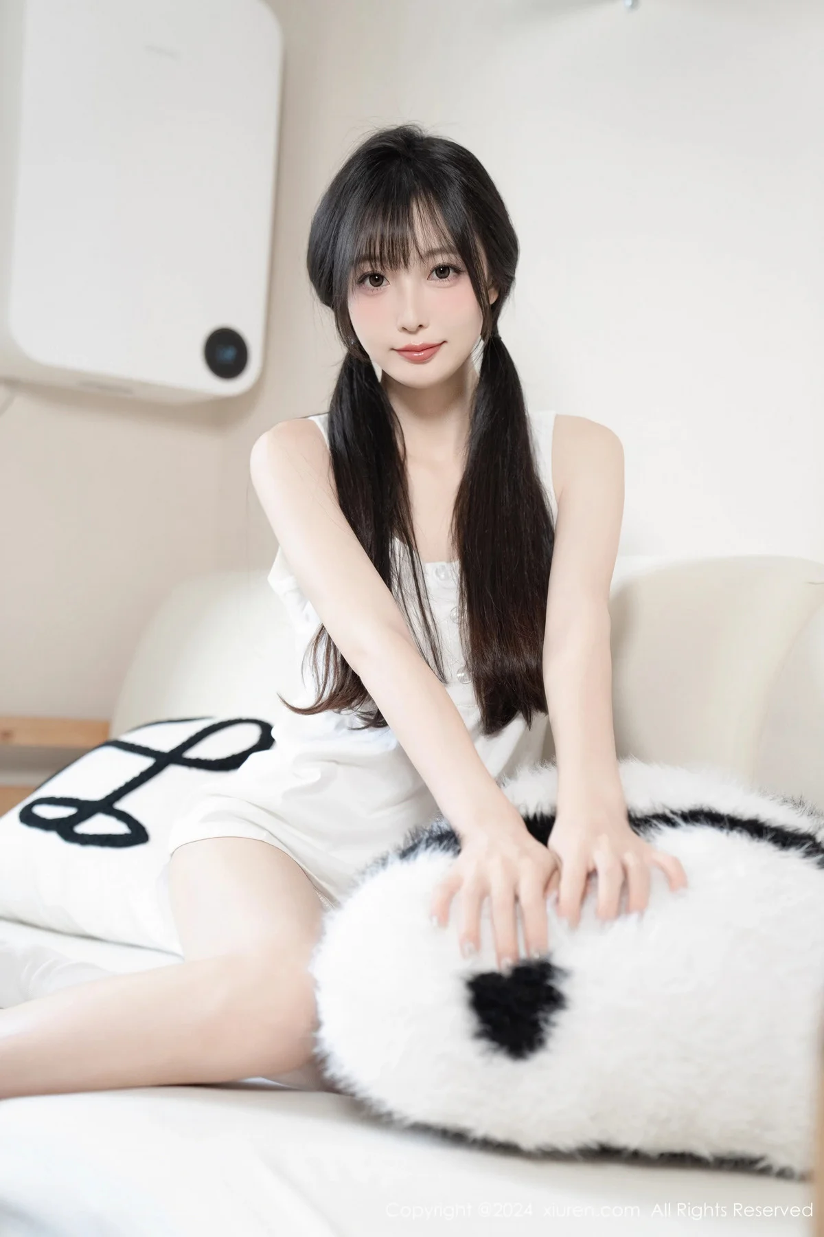 林星阑双马尾主题性感白色情趣内衣秀曼妙身姿撩人绝美写真 第 21 张