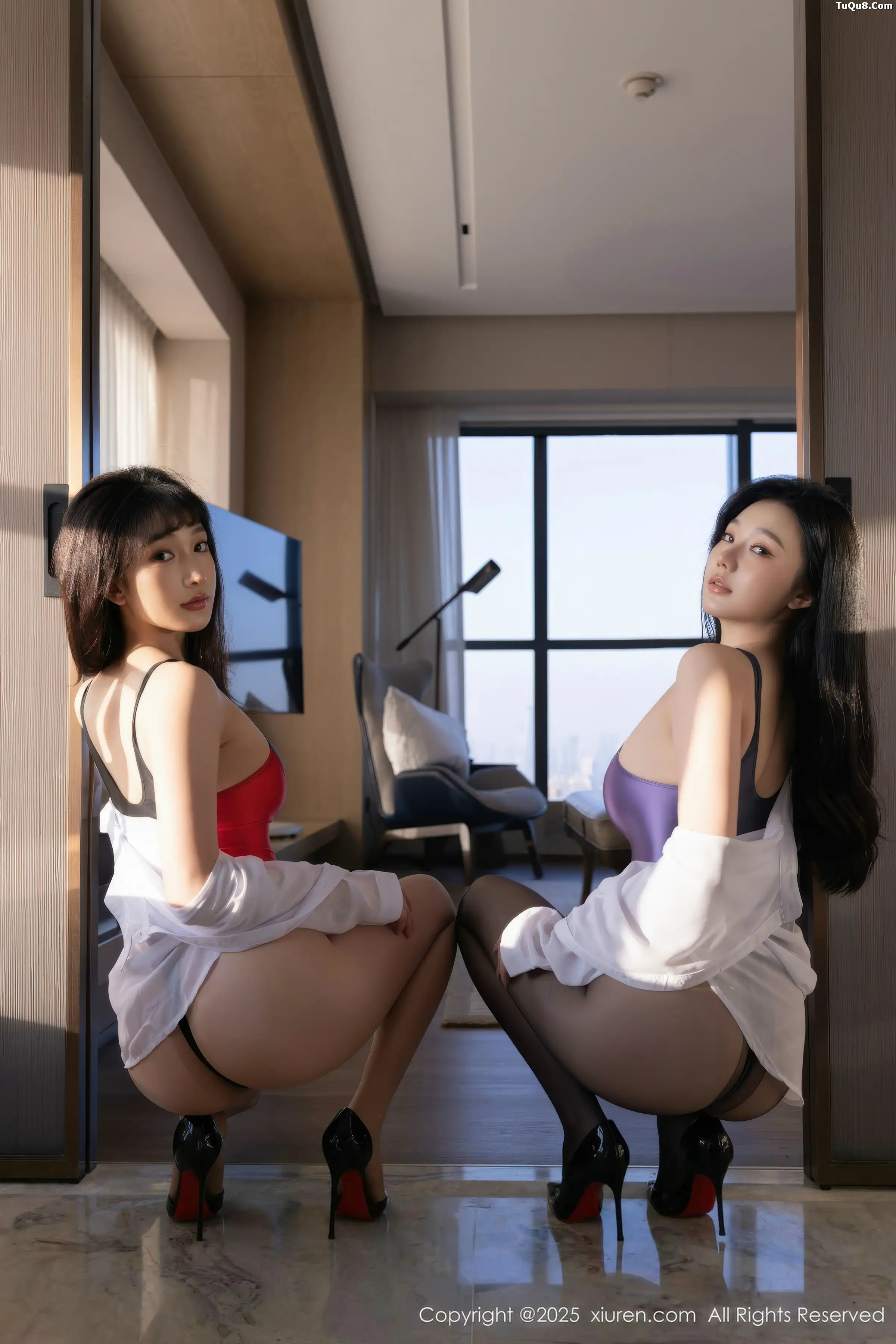 合集陆萱萱＆安然anran性感连体服饰秀完美身材绝美写真 第 31 张