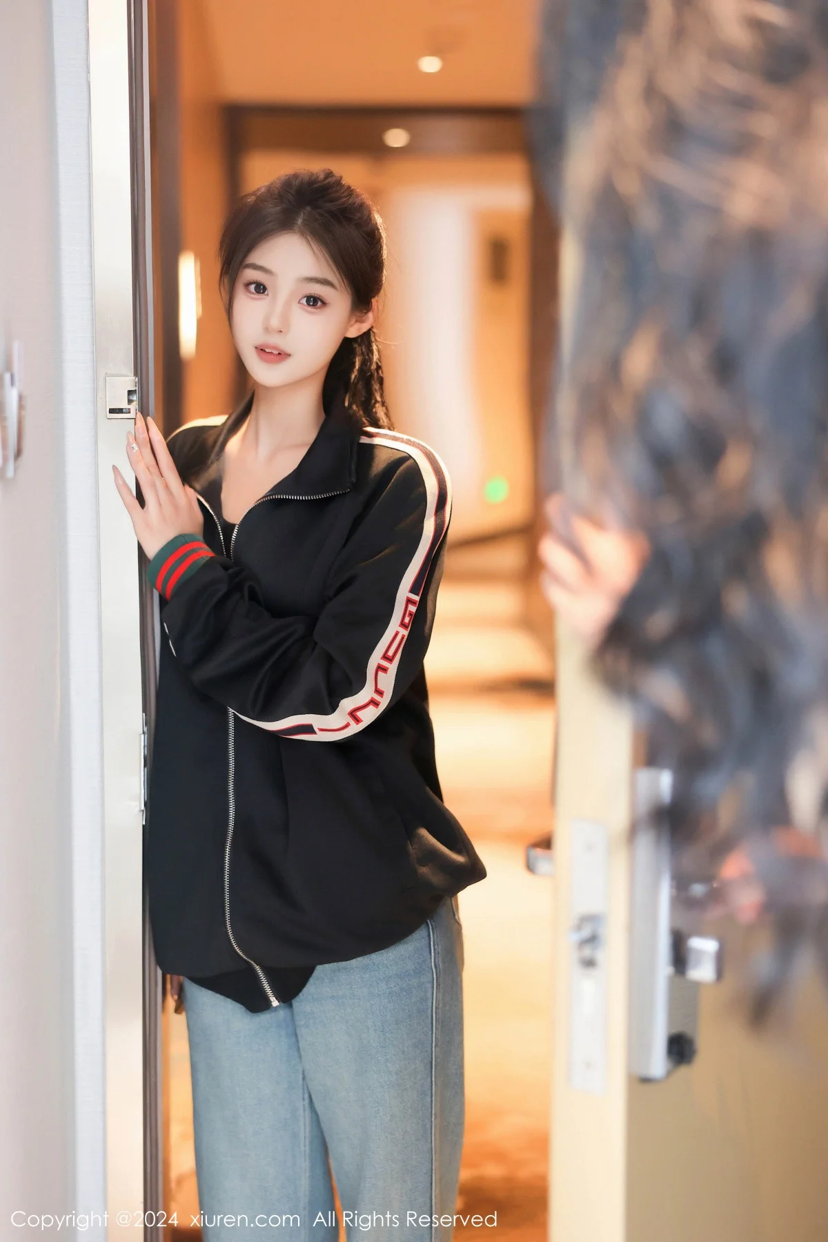 合集周周不吃香菜私房性感姐妹花黑色内衣完美绝美写真 第 3 张