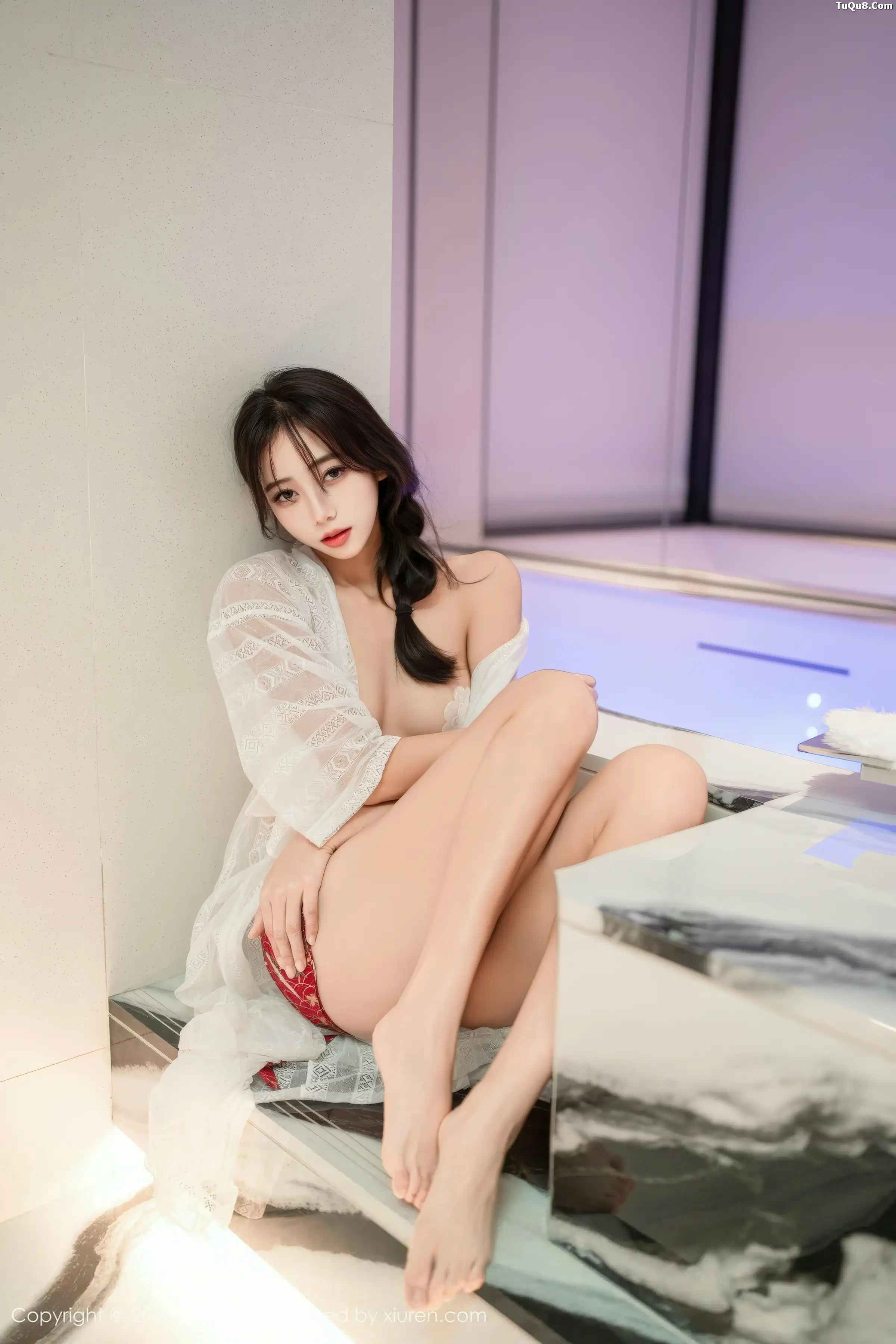 时安安私房性感白色薄透连衣裙秀柔美身姿迷人绝美写真 第 101 张