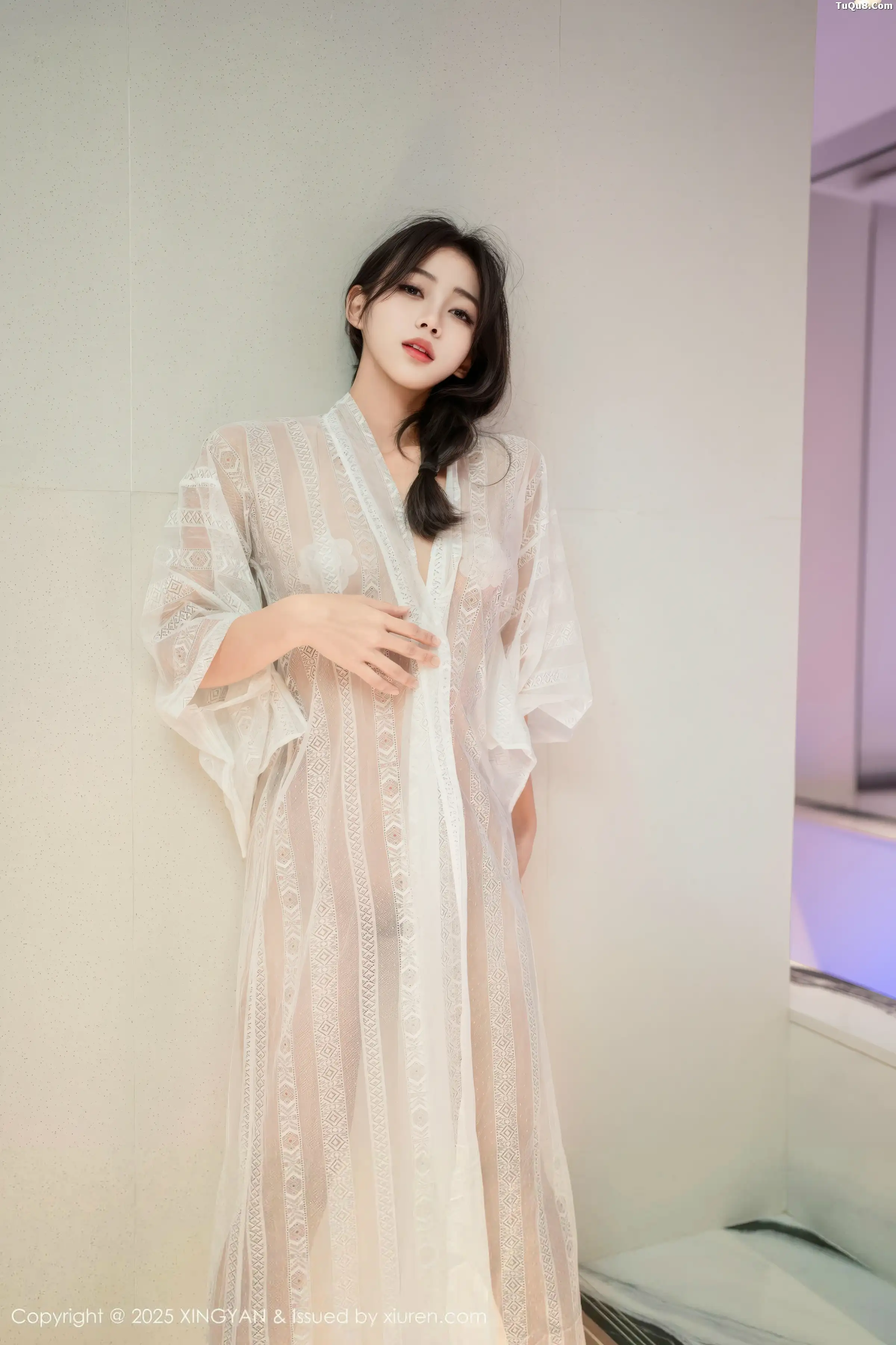 时安安私房性感白色薄透连衣裙秀柔美身姿迷人绝美写真 第 103 张