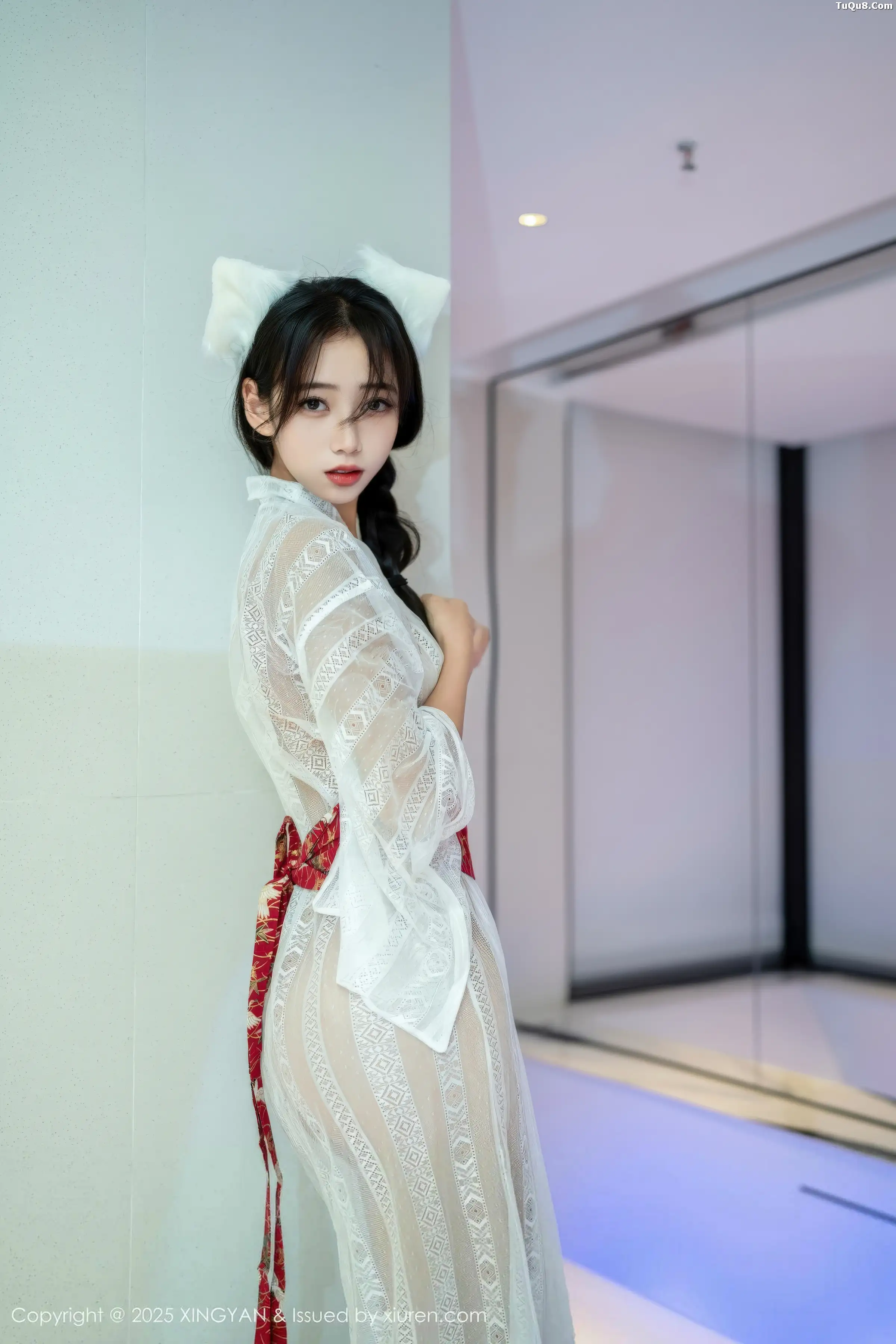 时安安私房性感白色薄透连衣裙秀柔美身姿迷人绝美写真 第 12 张