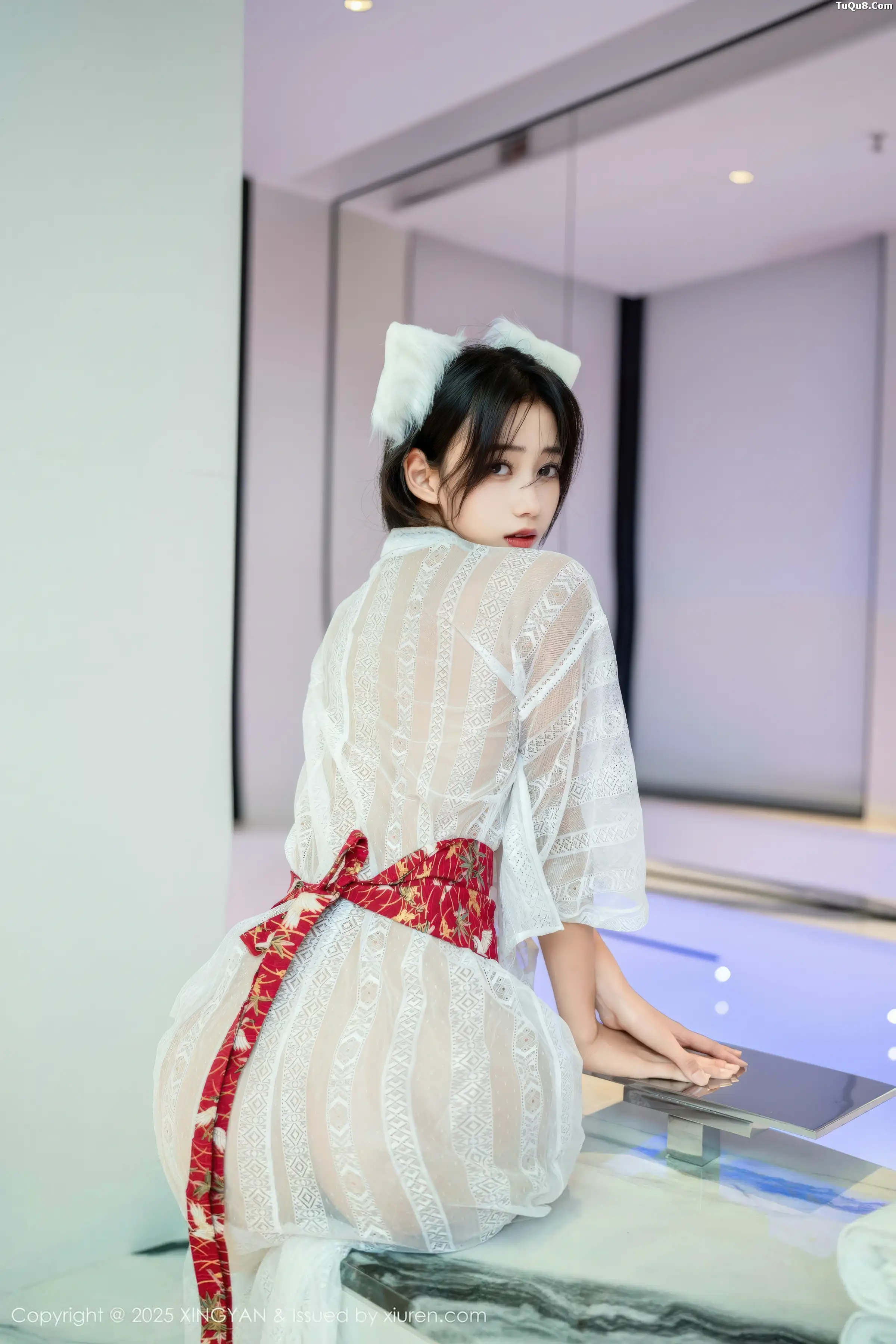 时安安私房性感白色薄透连衣裙秀柔美身姿迷人绝美写真 第 17 张