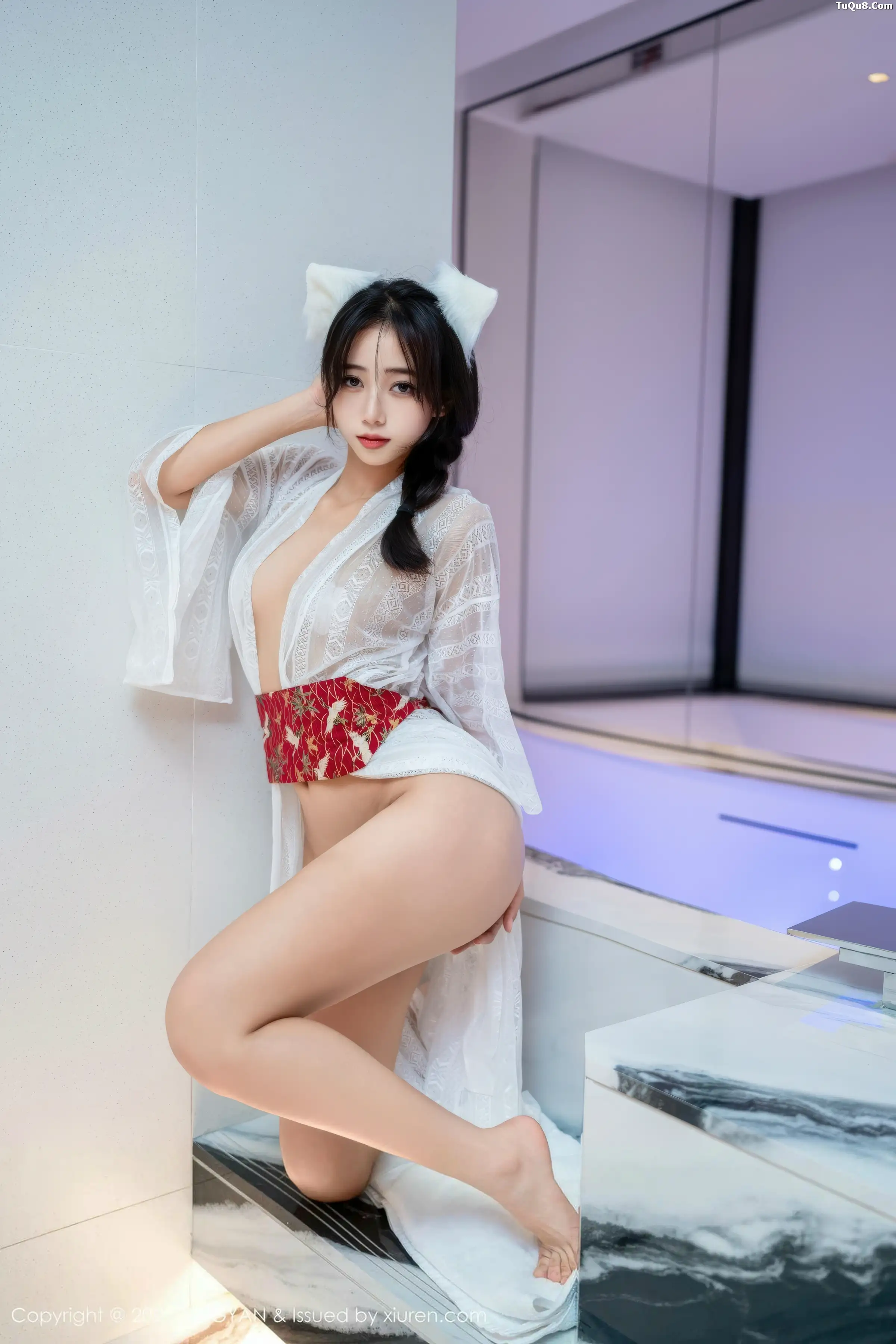时安安私房性感白色薄透连衣裙秀柔美身姿迷人绝美写真 第 34 张