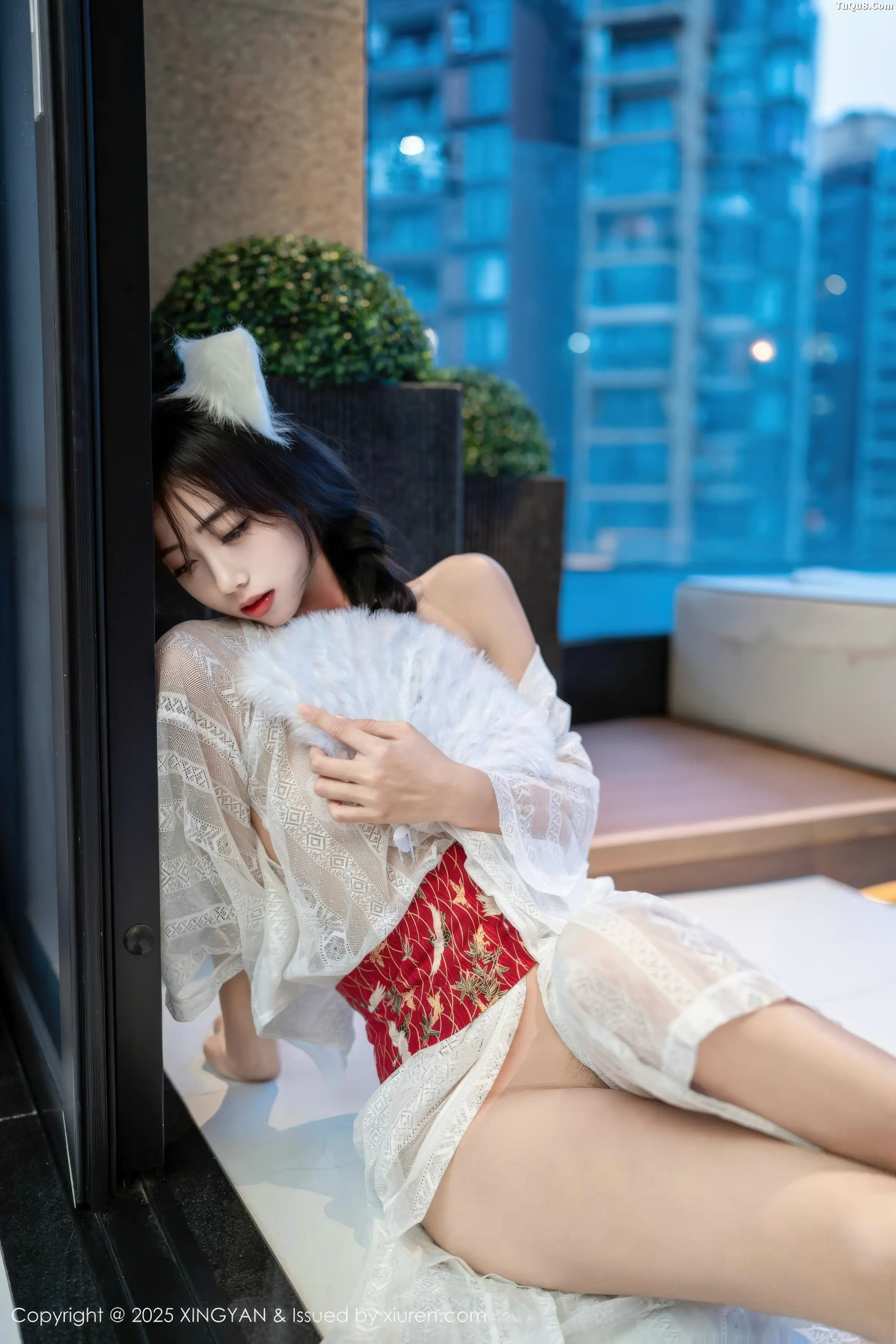 时安安私房性感白色薄透连衣裙秀柔美身姿迷人绝美写真 第 49 张