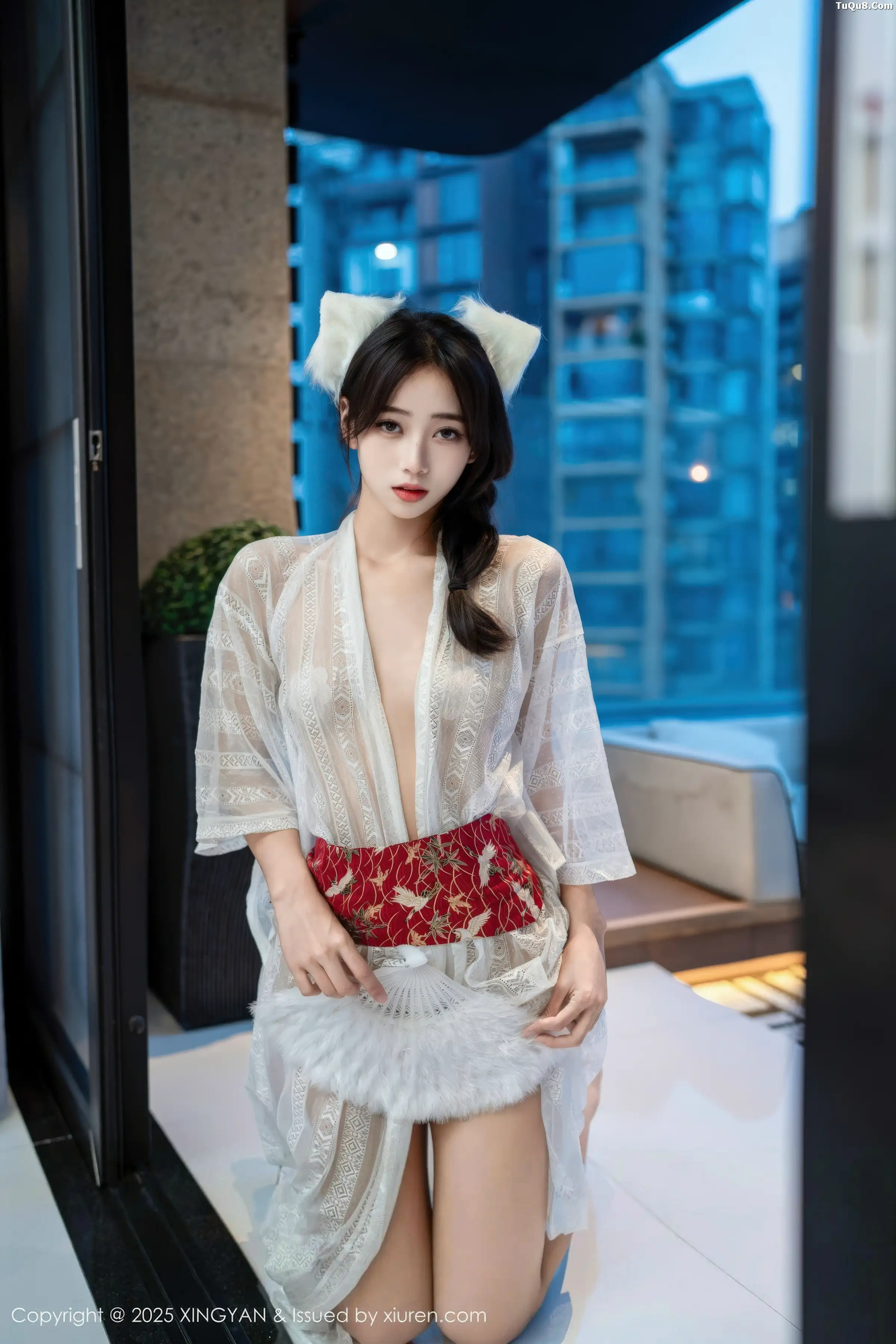 时安安私房性感白色薄透连衣裙秀柔美身姿迷人绝美写真 第 52 张