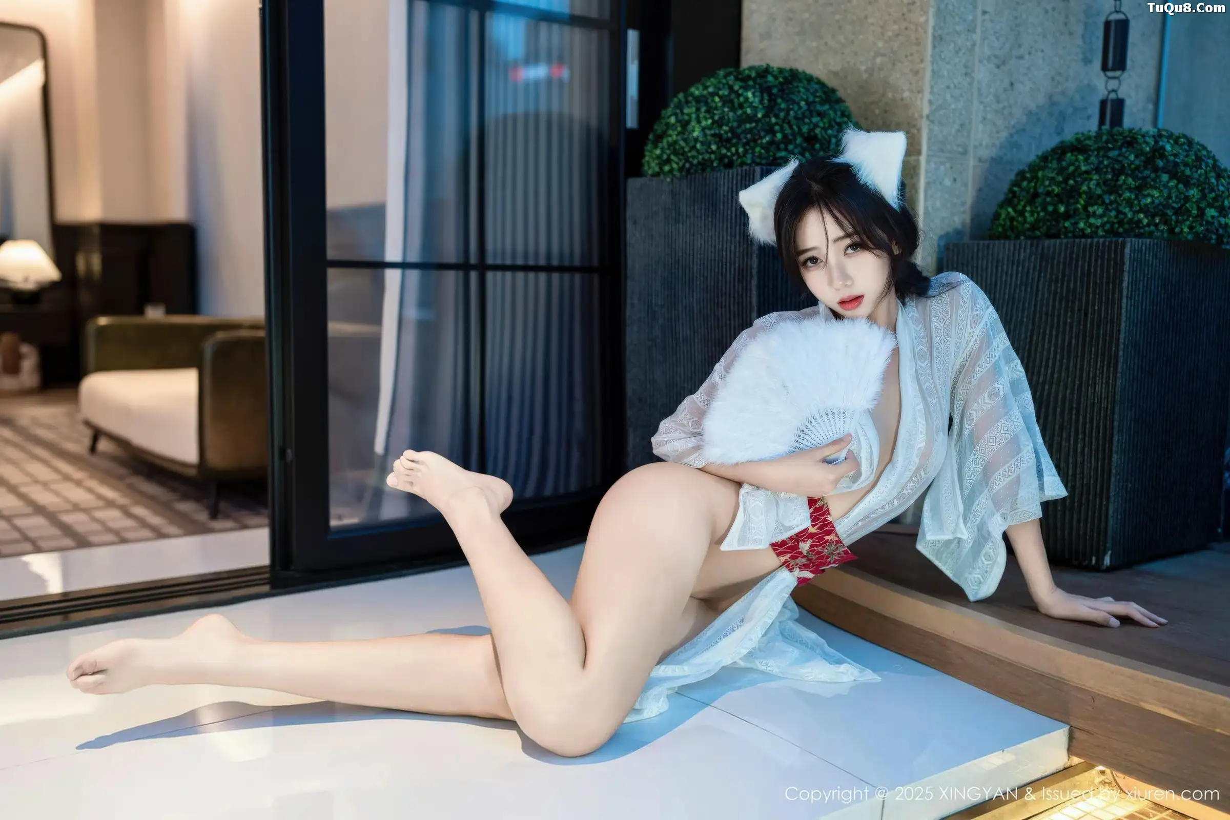 时安安私房性感白色薄透连衣裙秀柔美身姿迷人绝美写真 第 66 张