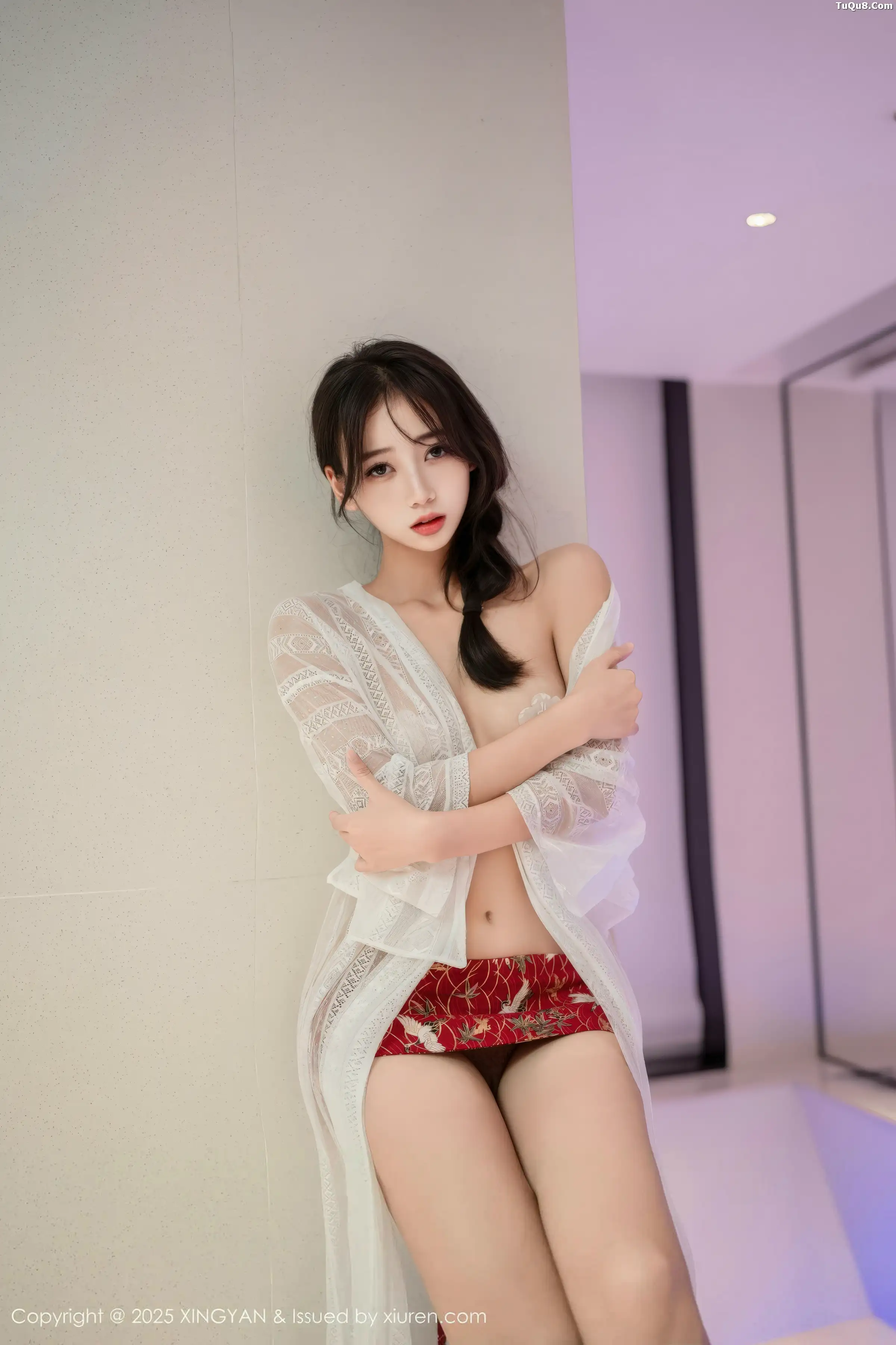 时安安私房性感白色薄透连衣裙秀柔美身姿迷人绝美写真 第 95 张