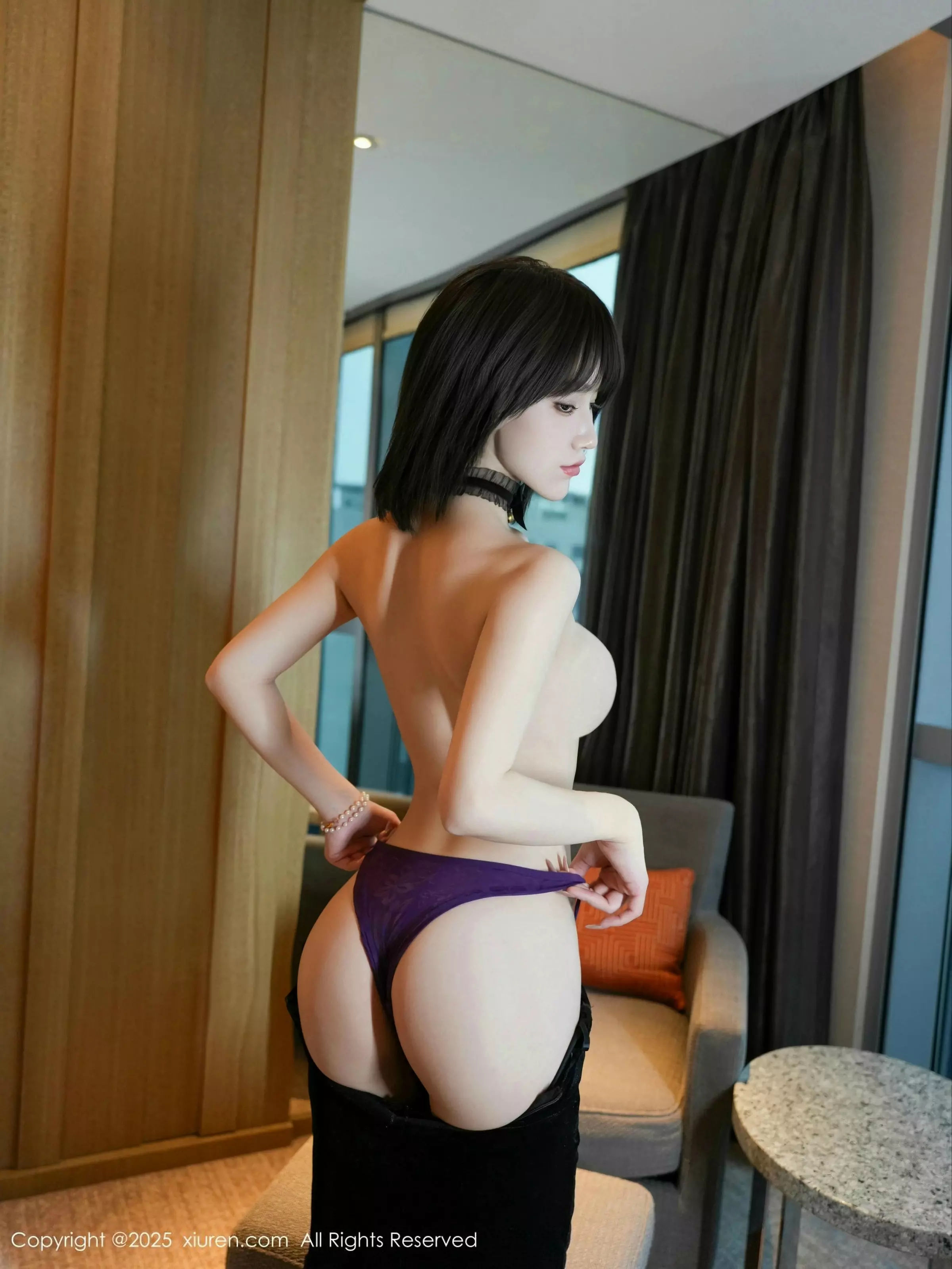 阿汁性感黑色礼服配超薄黑丝秀曼妙身姿完美绝美写真 第 90 张