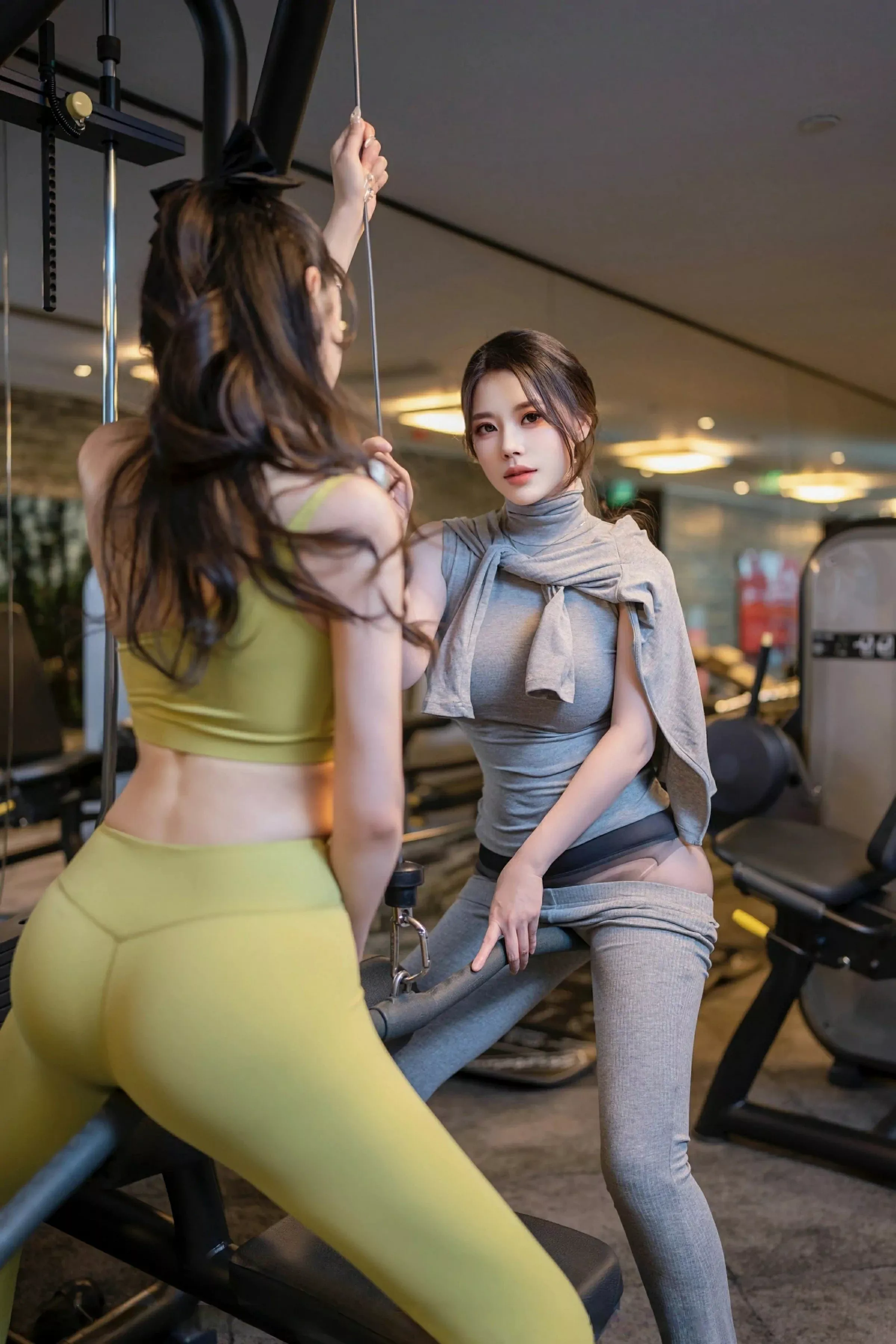 合集李丽莎性感紧身运动套装秀完美身材惹火绝美写真 第 48 张