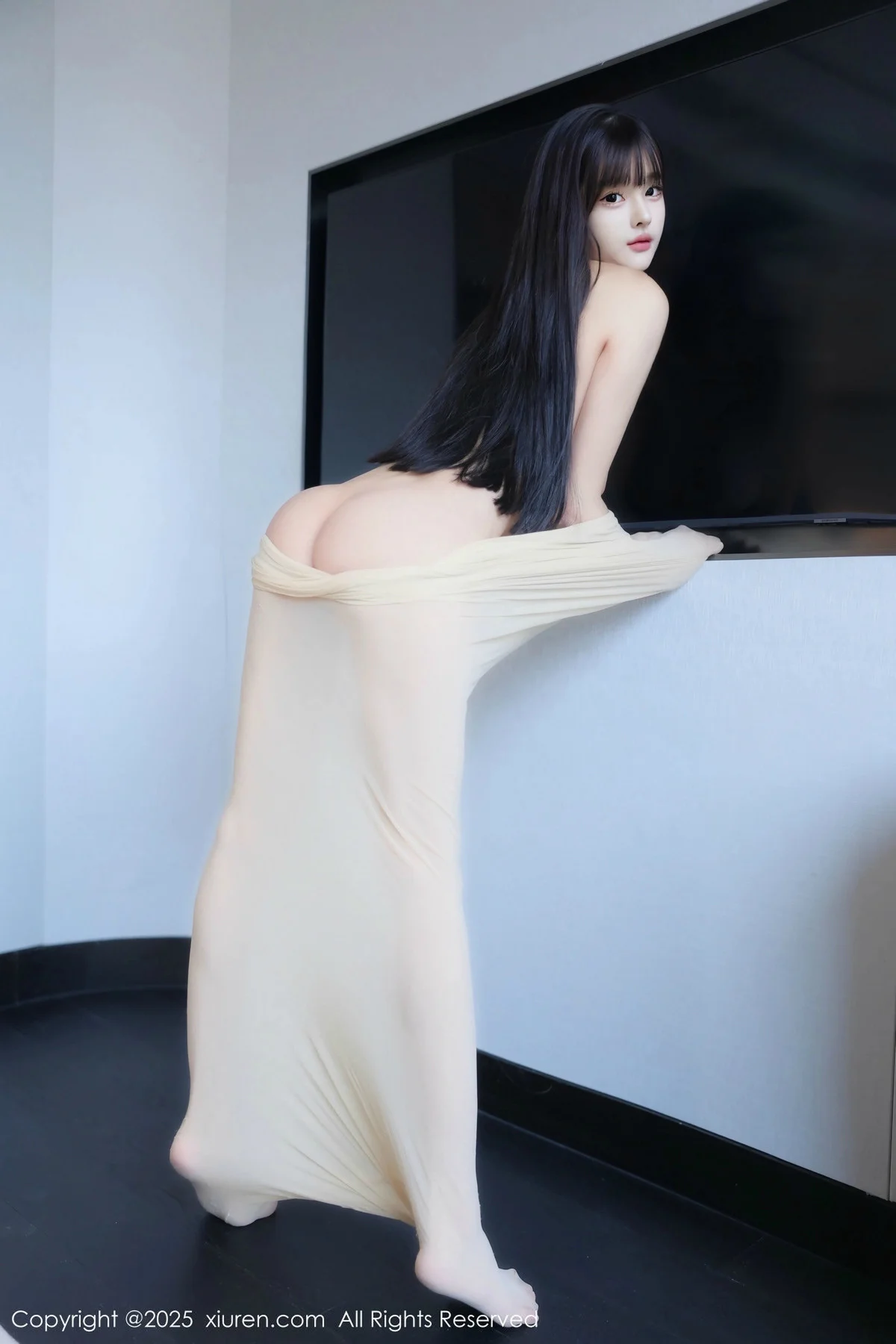 余安安性感超薄原色丝袜连体衣秀凹凸身材惹火绝美写真 第 41 张