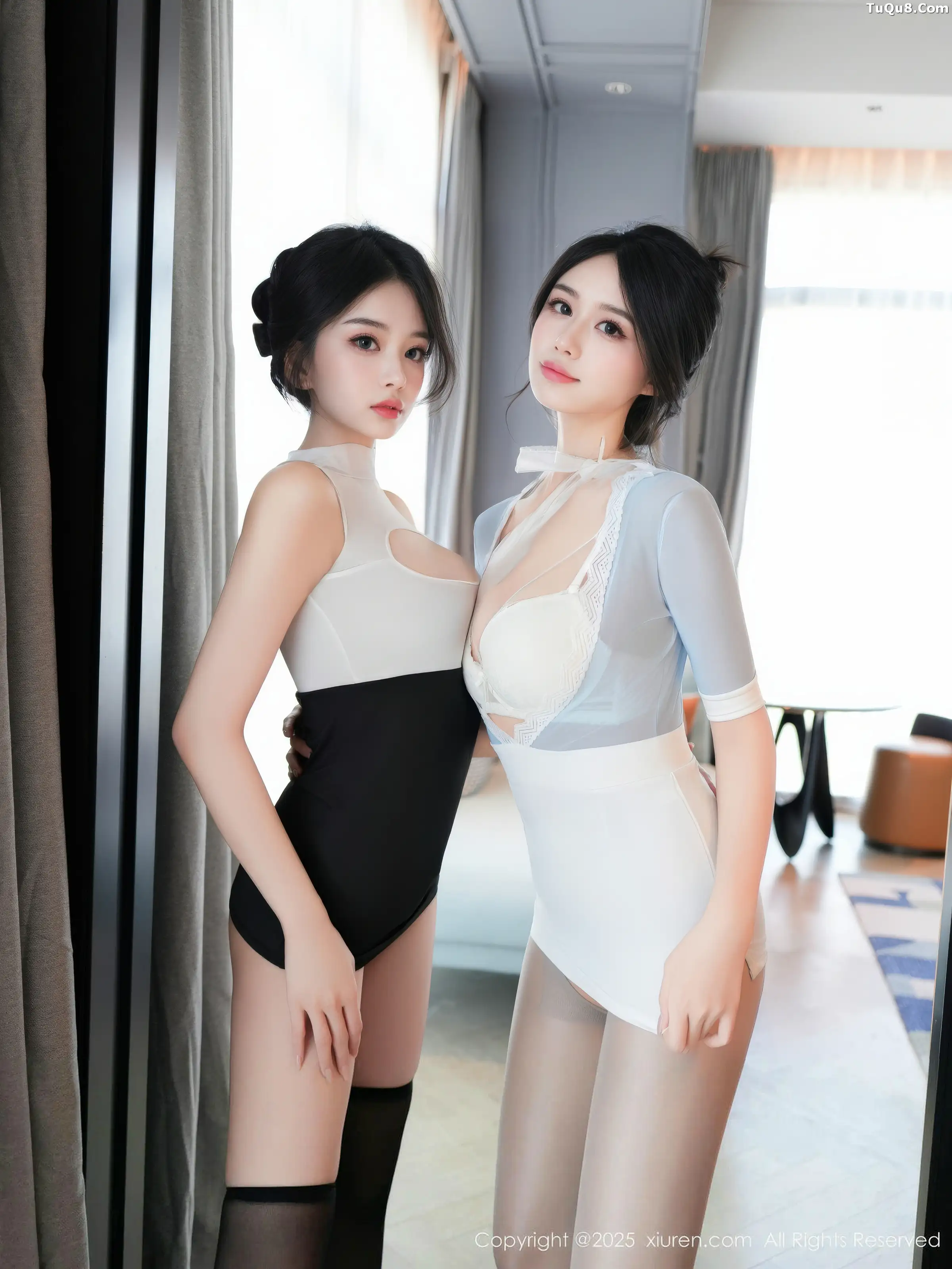 合集shelly诗莉性感姐妹花白色内衣秀丰满身材绝美写真 第 42 张
