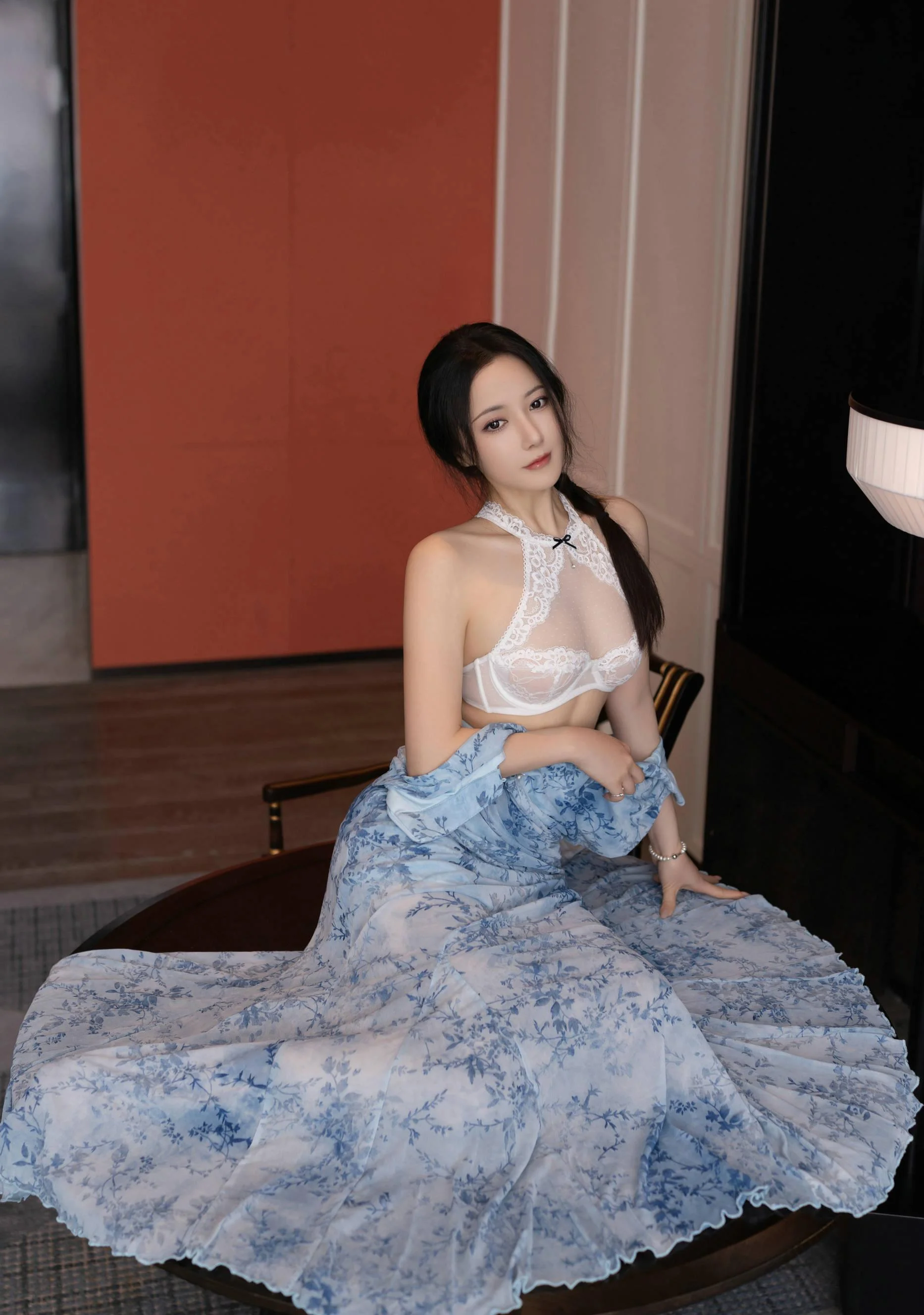 [秀人付费] 鱼子酱Fish 诱人私拍福利 青瓷透视网纱 第 95 张