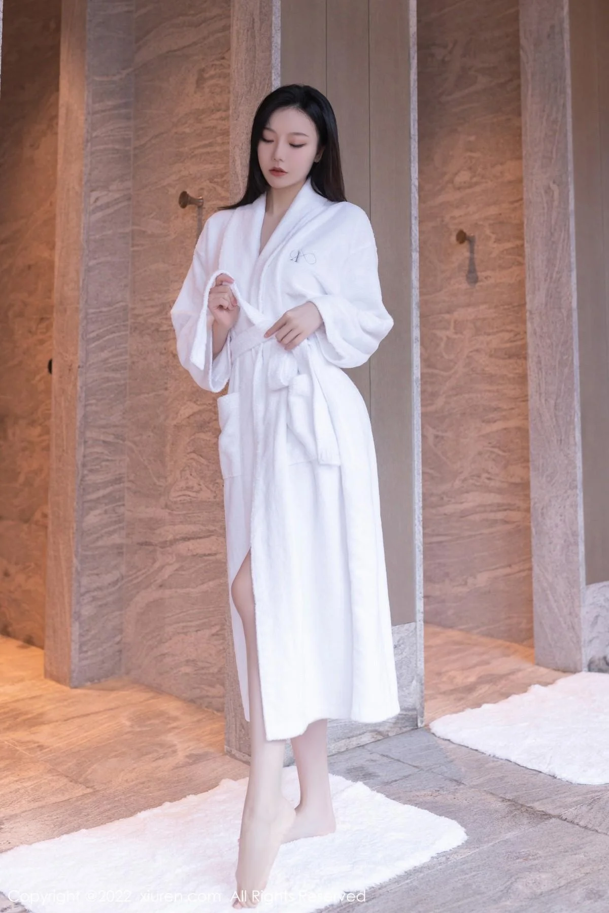 安然anran广州-云南旅拍酒店浴室性感白色内衣丰满绝美写真 第 14 张