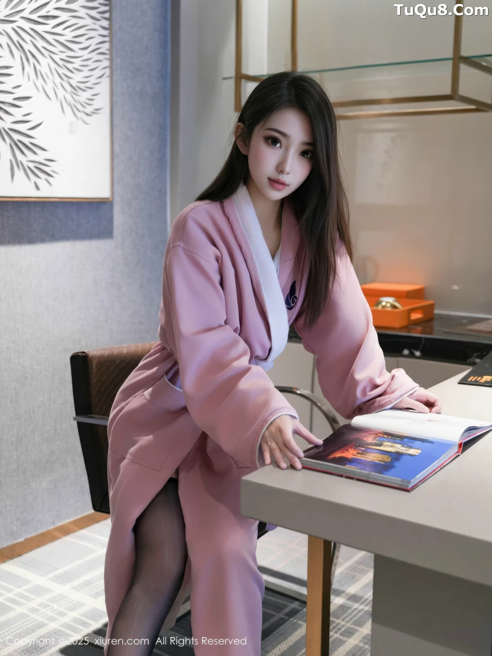 烧烧小桃性感黑色情趣内衣配黑丝吊袜秀曼妙身材绝美写真 第 5 张