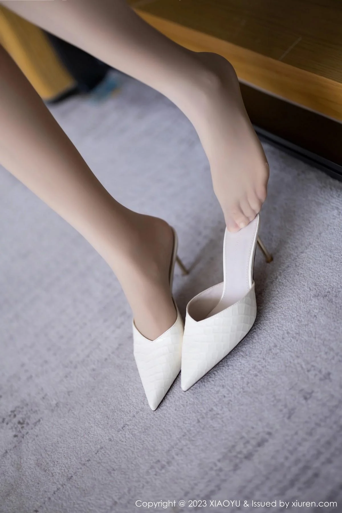 林乐一性感OL制服半透露超薄肉丝秀曼妙身姿迷人绝美写真 第 11 张