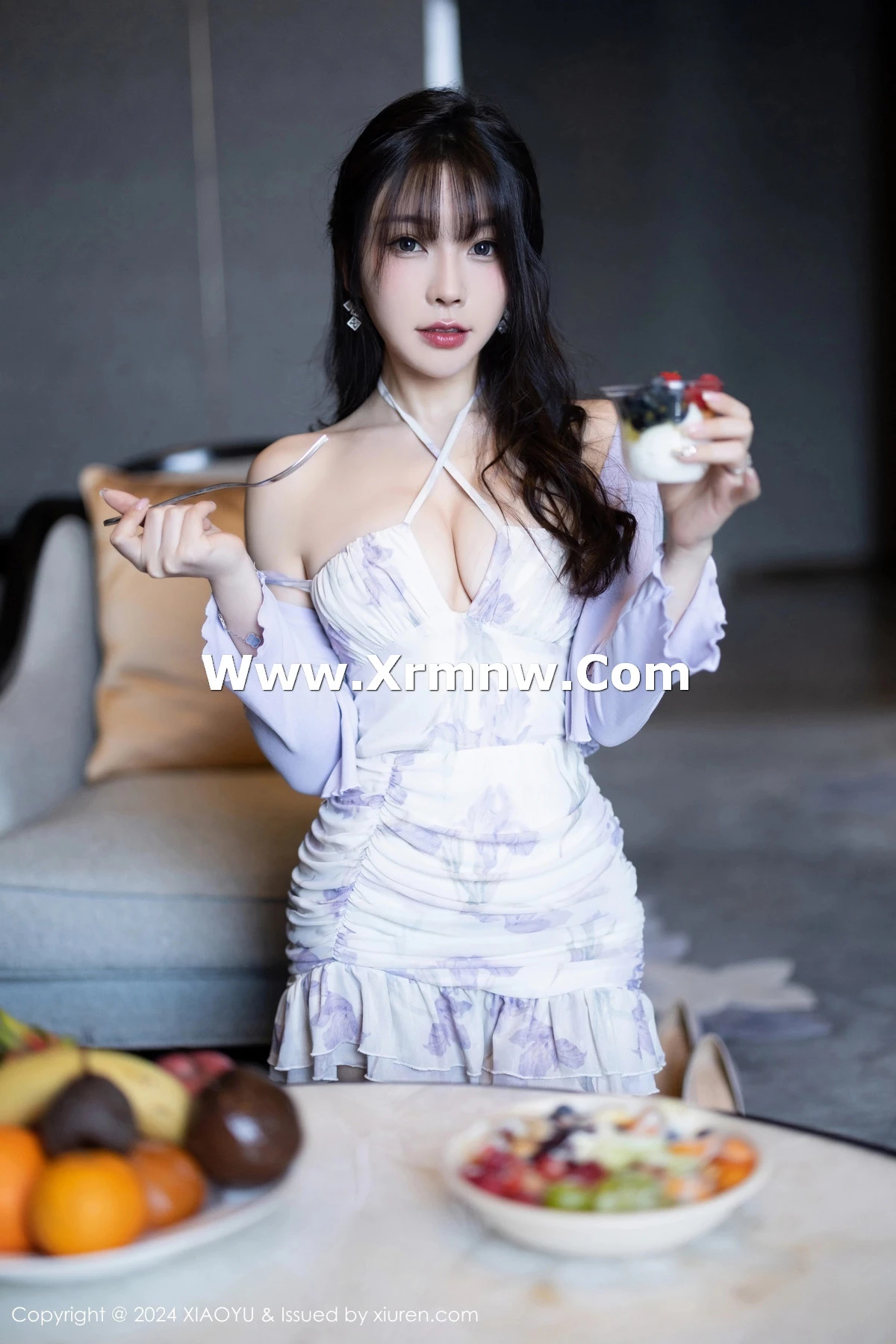 徐莉芝Booty轻透薄纱情趣服配开档白丝秀曼妙身姿绝美写真 第 27 张