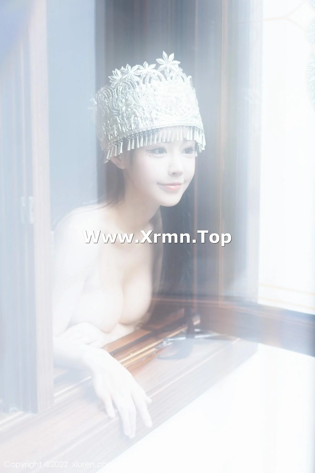 朱可儿Flora民族服饰装扮性感粉色吊带露傲人豪乳绝美写真 第 54 张
