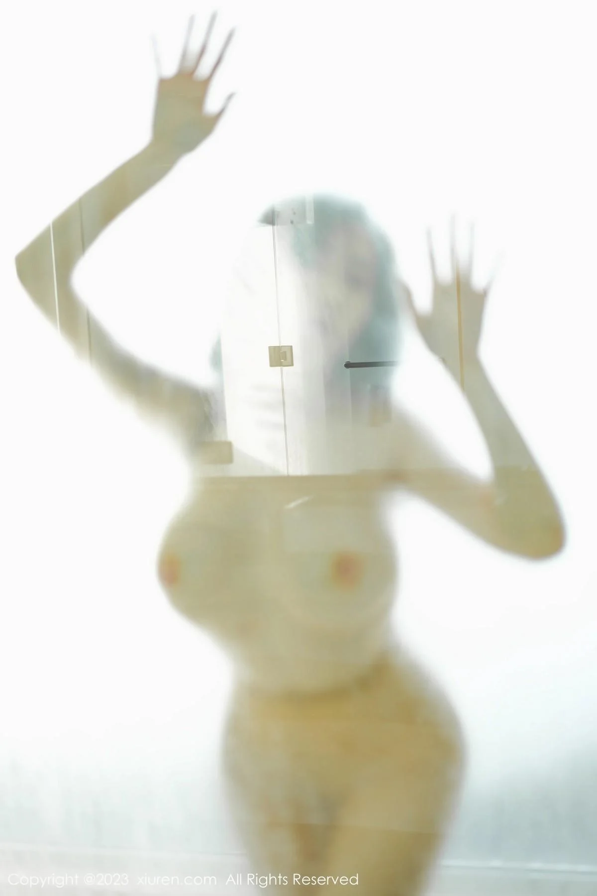 Carol周妍希性感白色轻透情趣服秀丰满身材惹火绝美写真 第 72 张