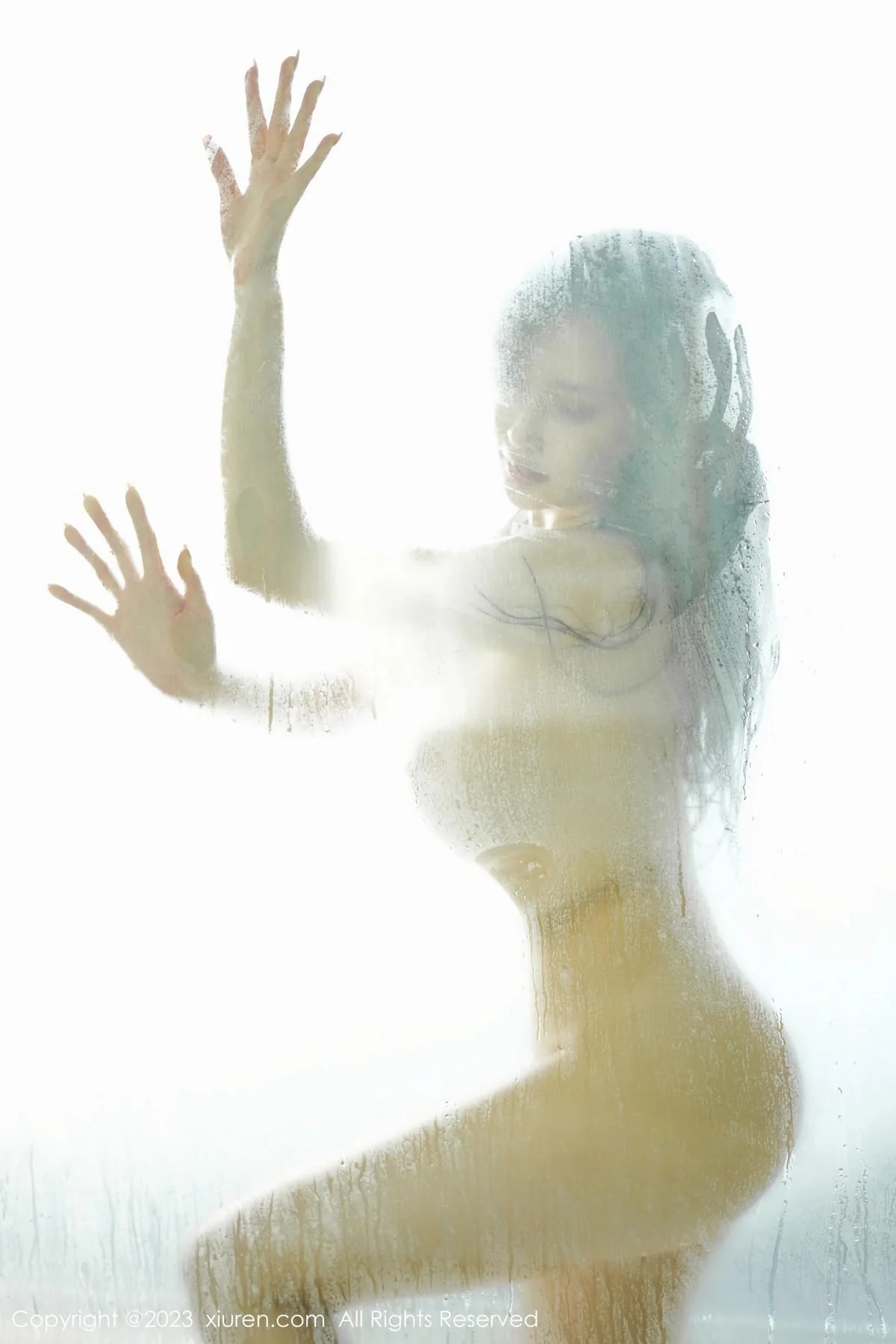 Carol周妍希性感白色轻透情趣服秀丰满身材惹火绝美写真 第 74 张