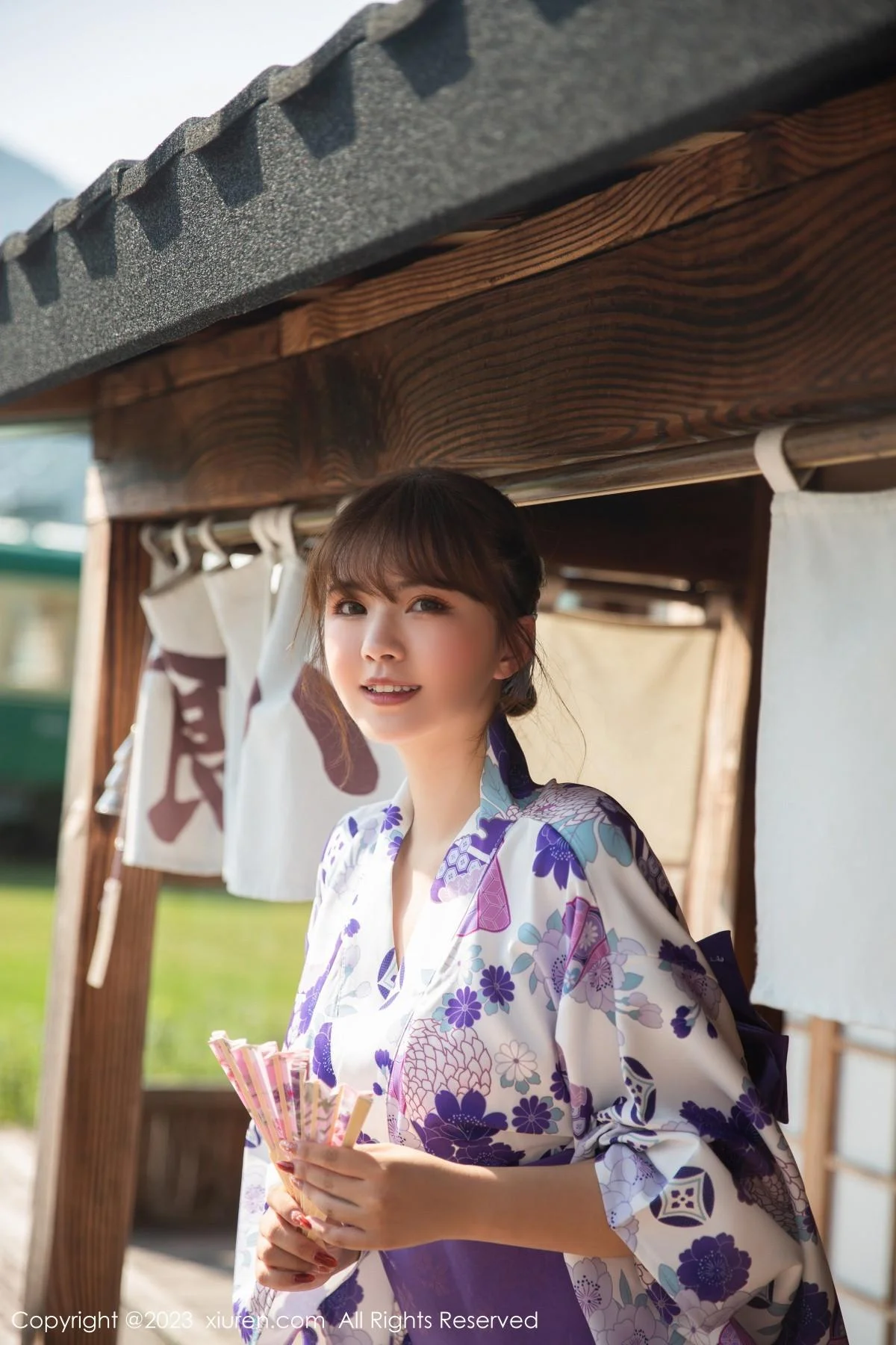 张思允Nice私房性感日式和服半脱露丰满身材撩人绝美写真 第 10 张