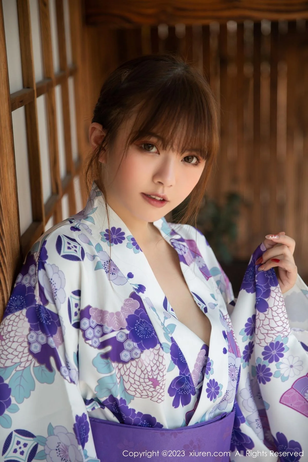 张思允Nice私房性感日式和服半脱露丰满身材撩人绝美写真 第 11 张