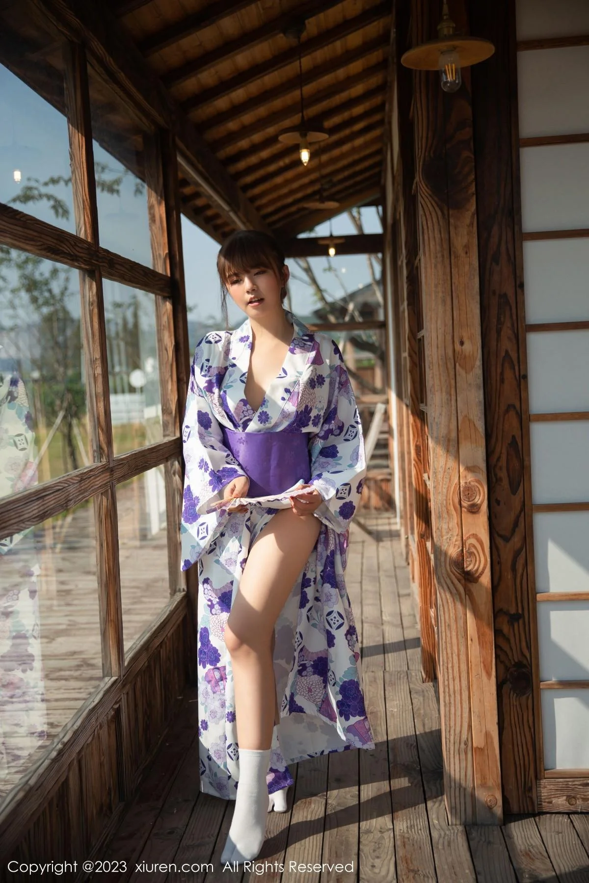 张思允Nice私房性感日式和服半脱露丰满身材撩人绝美写真 第 13 张