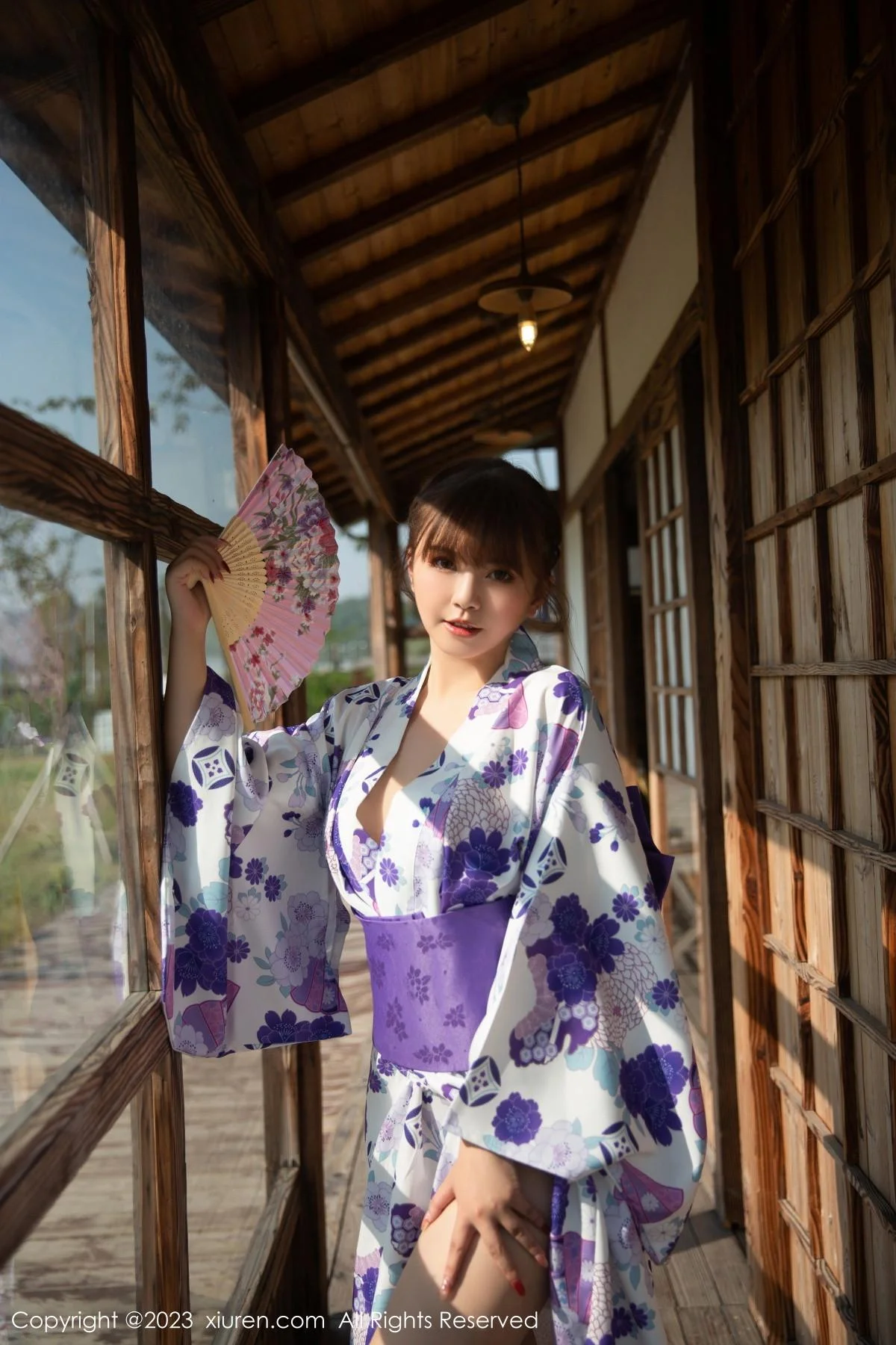 张思允Nice私房性感日式和服半脱露丰满身材撩人绝美写真 第 14 张
