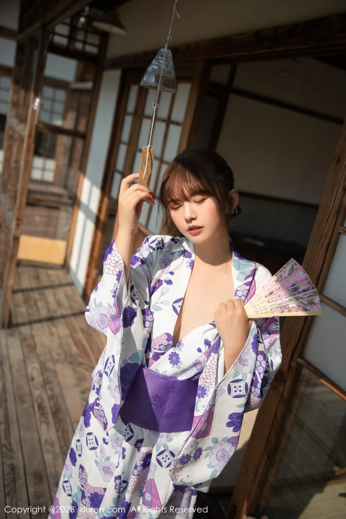 张思允Nice私房性感日式和服半脱露丰满身材撩人绝美写真 第 16 张