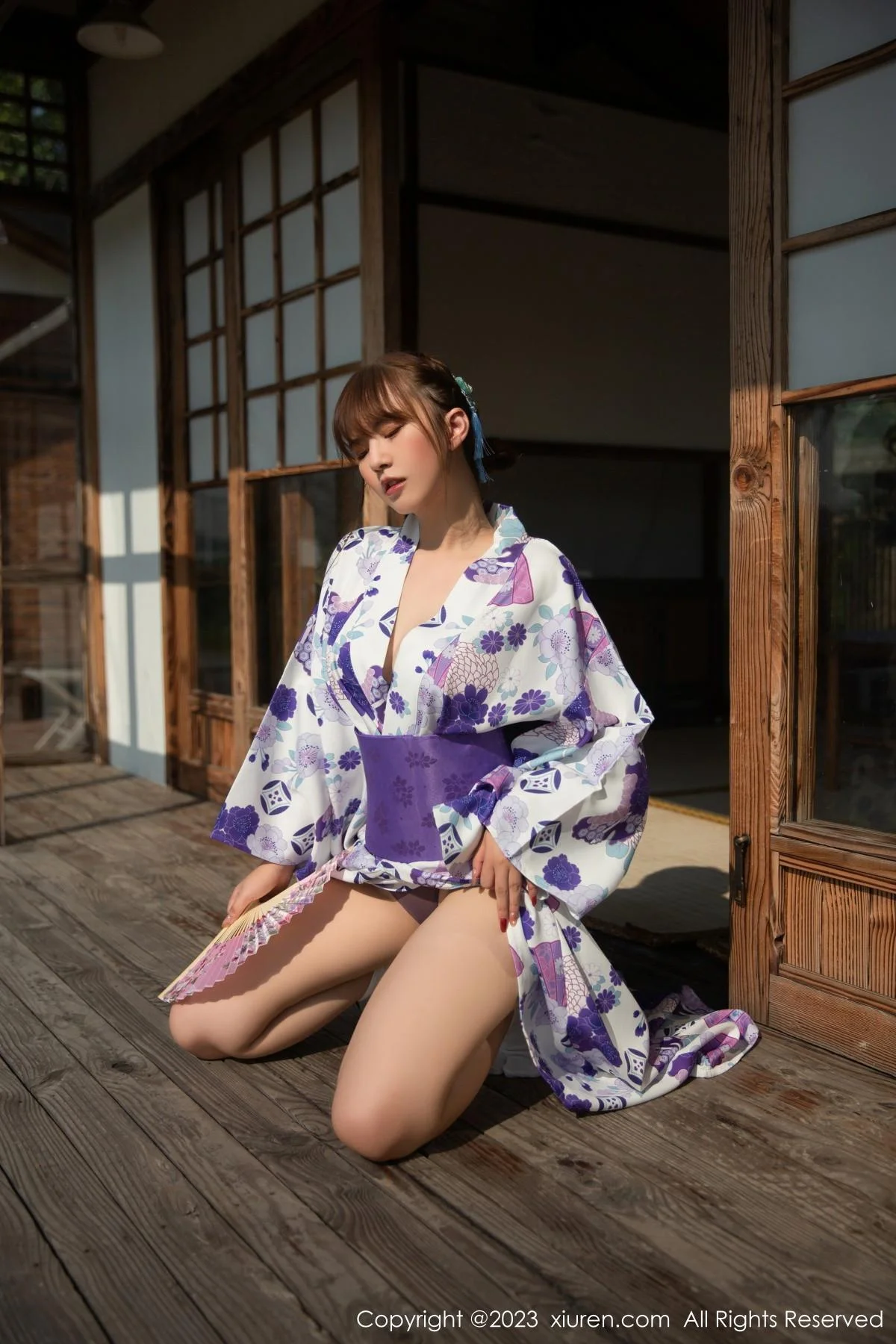 张思允Nice私房性感日式和服半脱露丰满身材撩人绝美写真 第 17 张