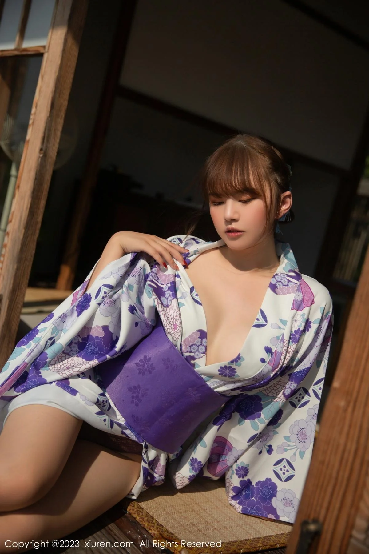 张思允Nice私房性感日式和服半脱露丰满身材撩人绝美写真 第 21 张