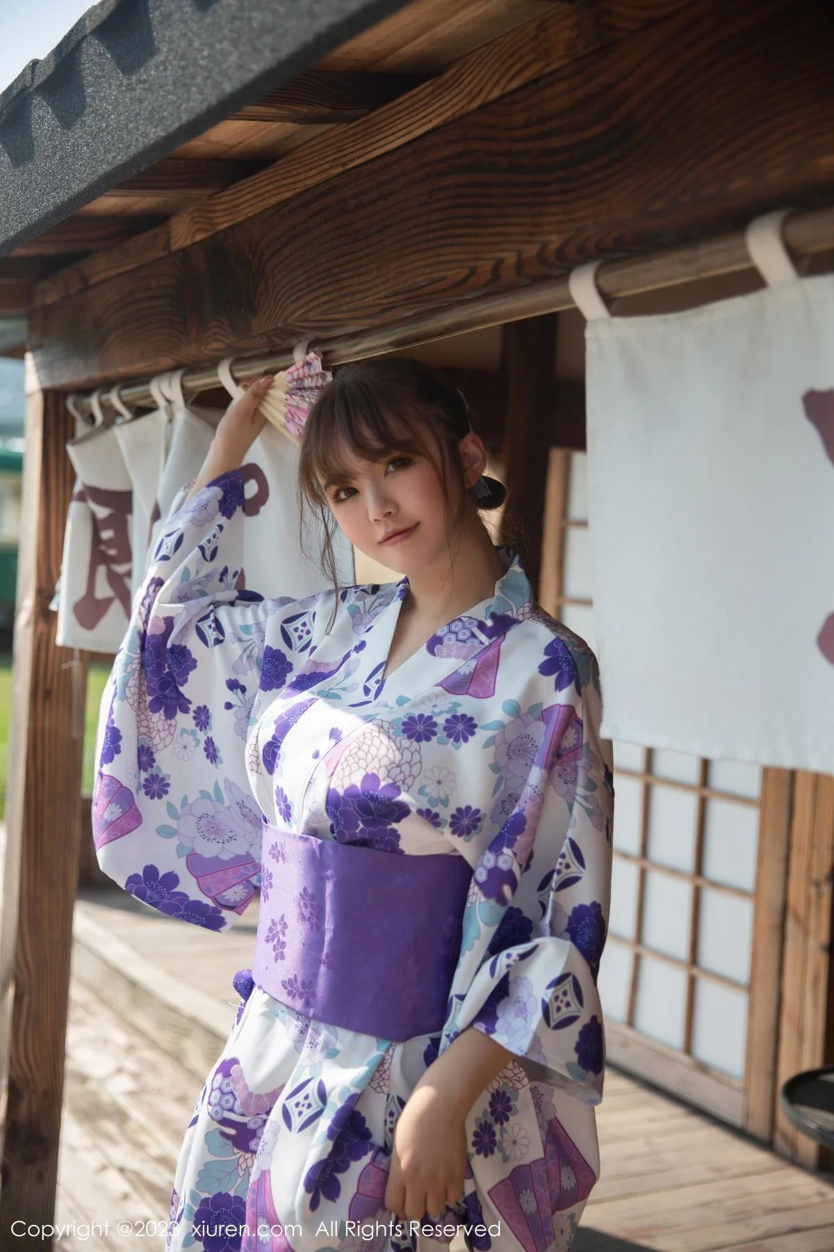 张思允Nice私房性感日式和服半脱露丰满身材撩人绝美写真 第 5 张