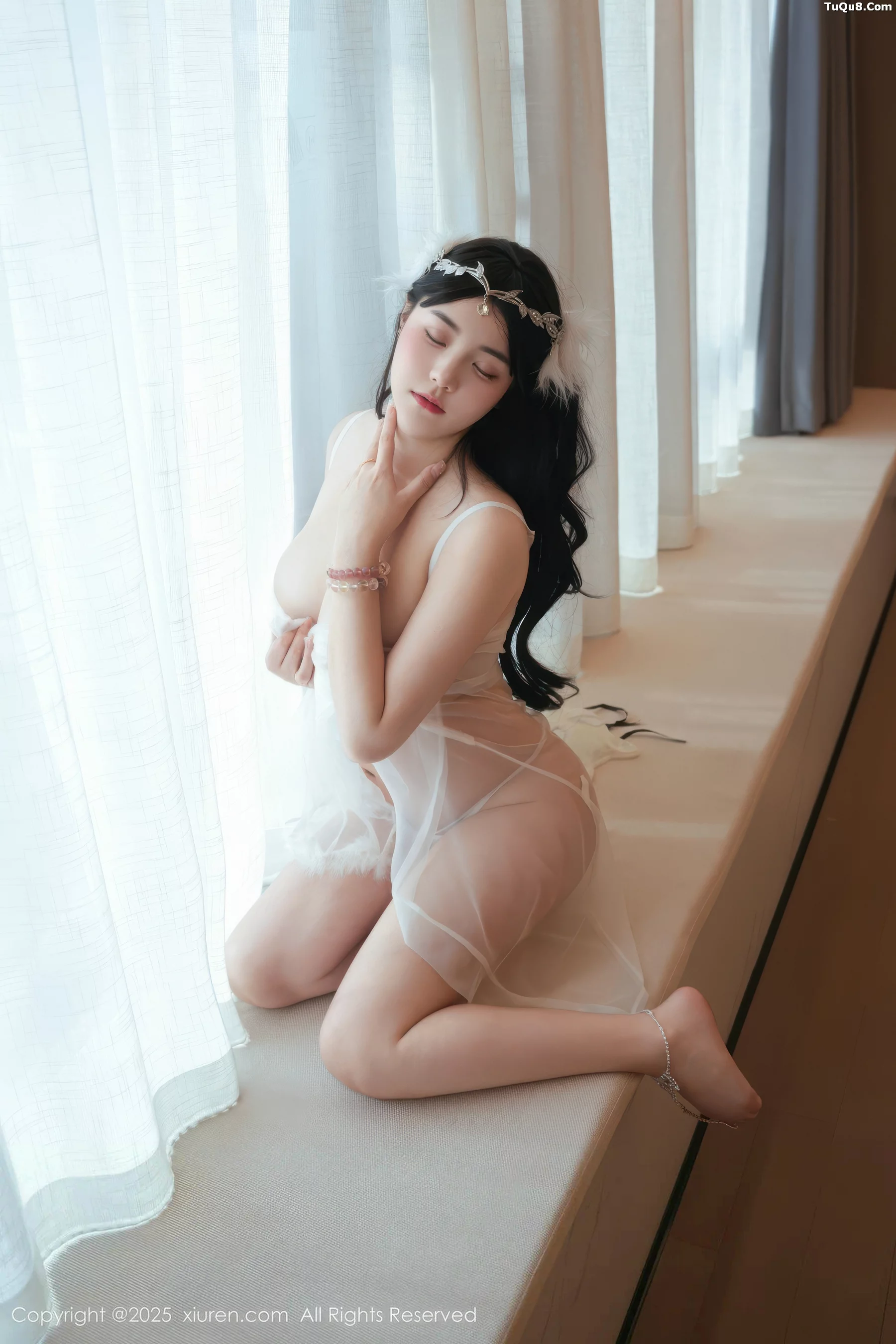 软情性感白色薄纱露绒毛情趣内衣秀曼妙身姿惹火绝美写真 第 41 张
