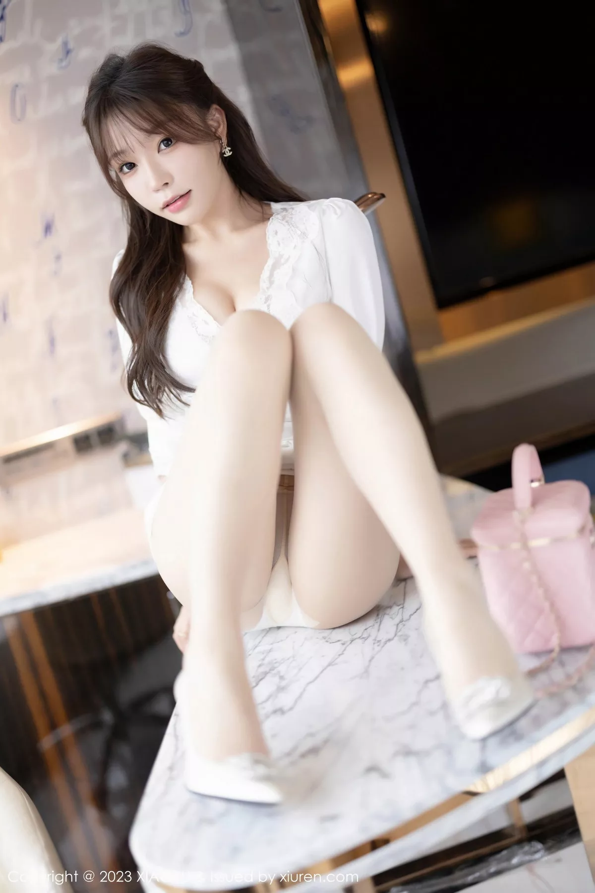 徐莉芝性感连衣短裙+银白色高叉连体衣秀曼妙身姿绝美写真 第 46 张