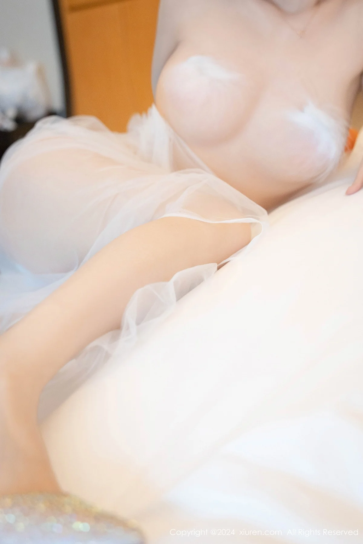 白芷yy私房性感透明白纱露白色情趣内衣秀火辣身材绝美写真 第 44 张