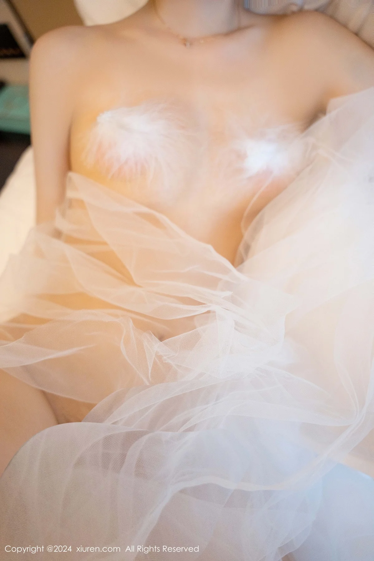 白芷yy私房性感透明白纱露白色情趣内衣秀火辣身材绝美写真 第 53 张