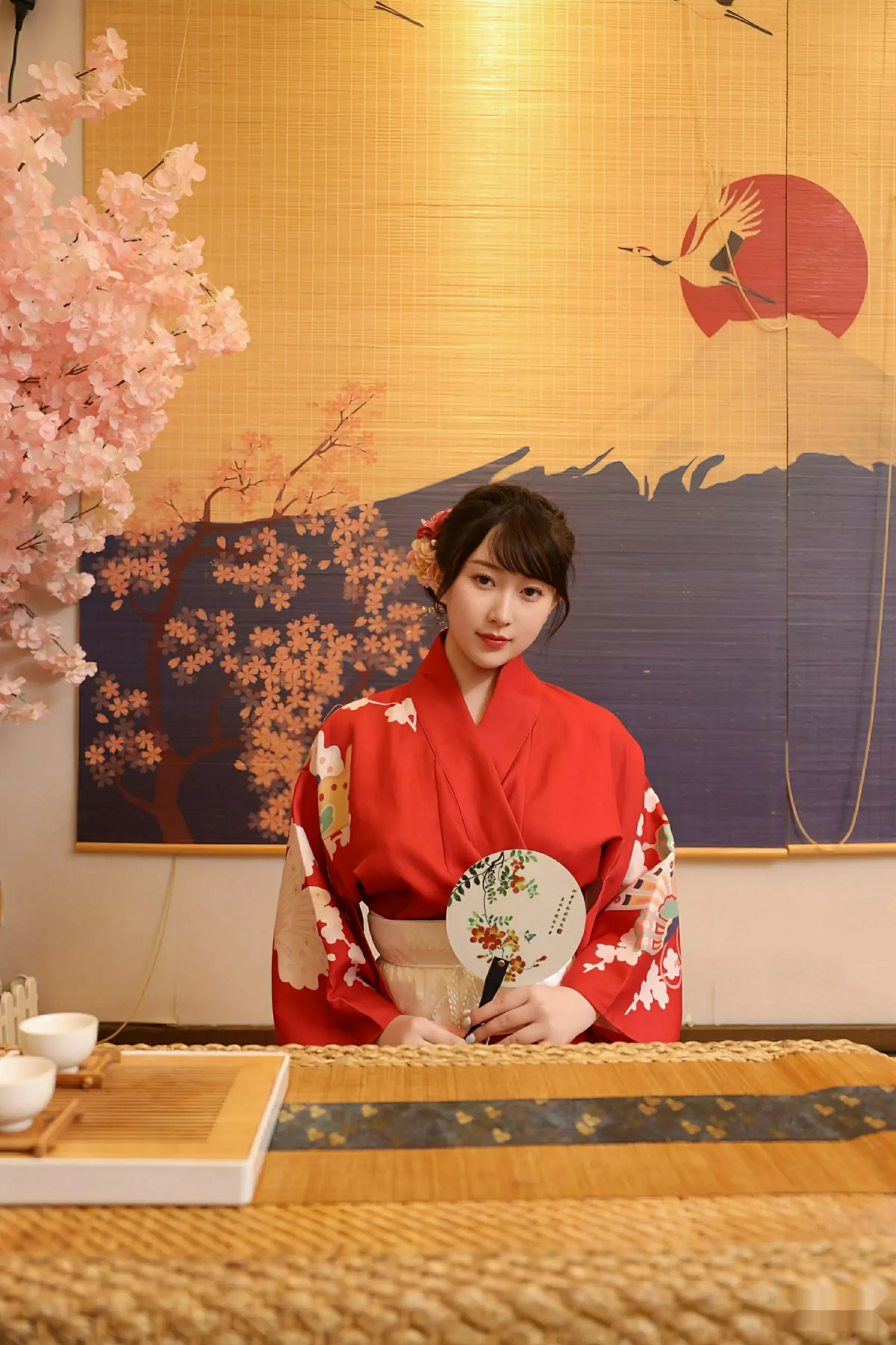 李沁恩lrene性感日系风红色服饰半脱秀丰腴身材惹火绝美写真 第 21 张