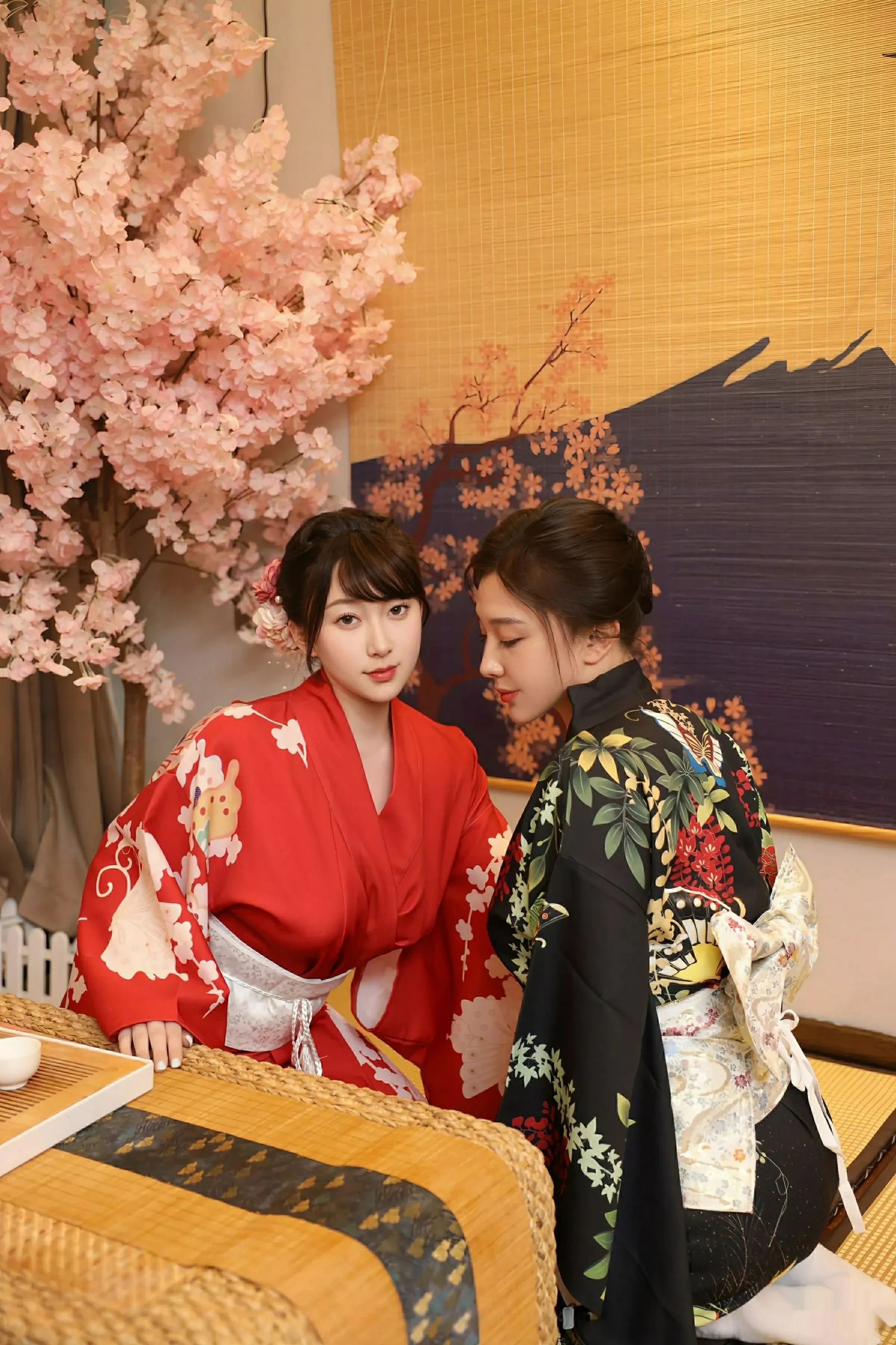 李沁恩lrene性感日系风红色服饰半脱秀丰腴身材惹火绝美写真 第 77 张