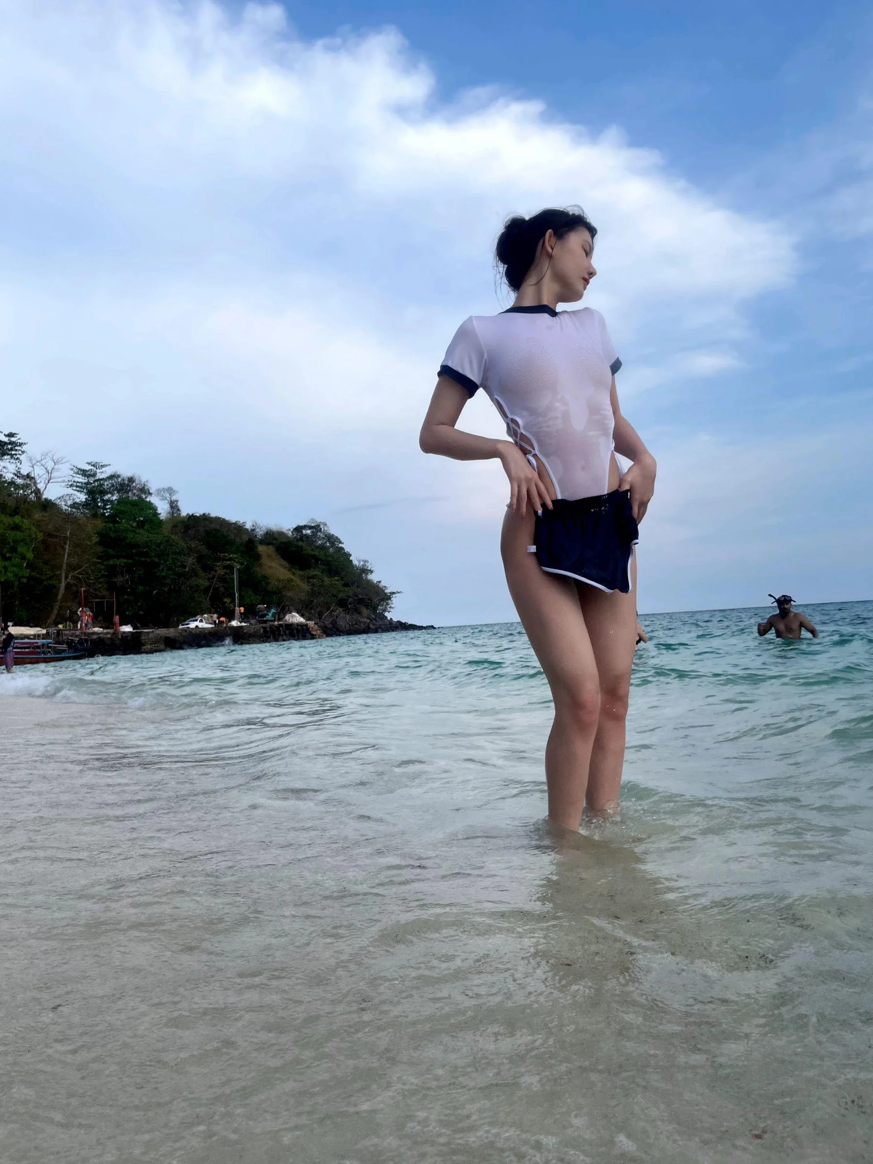 [秀人付费] 就是阿朱啊 诱人私拍福利 海岛透视 第 29 张