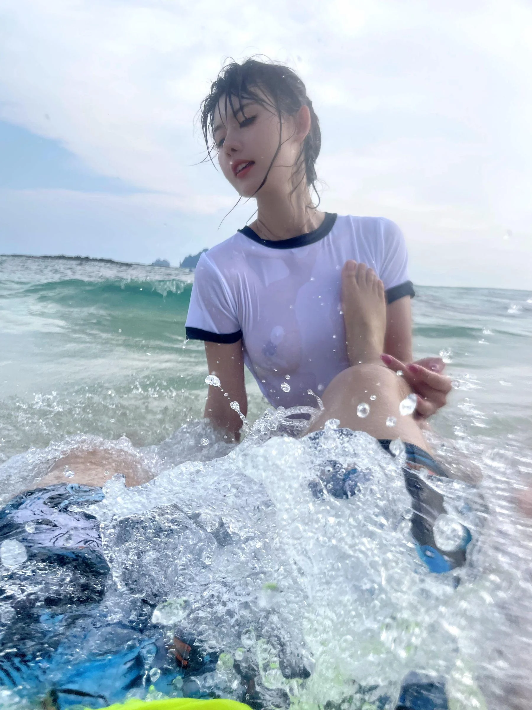 [秀人付费] 就是阿朱啊 诱人私拍福利 海岛透视 第 41 张