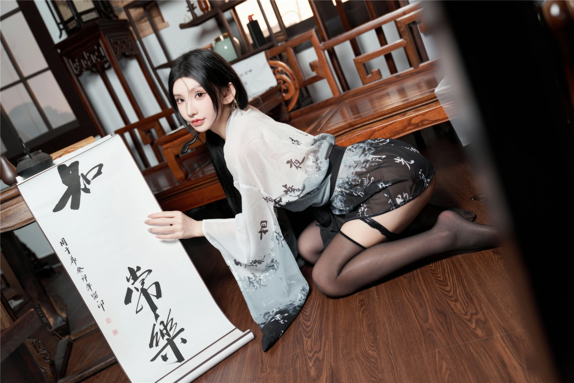 [秀人付费] 周于希Sally 诱人私拍福利 铃铛血滴子 第 20 张