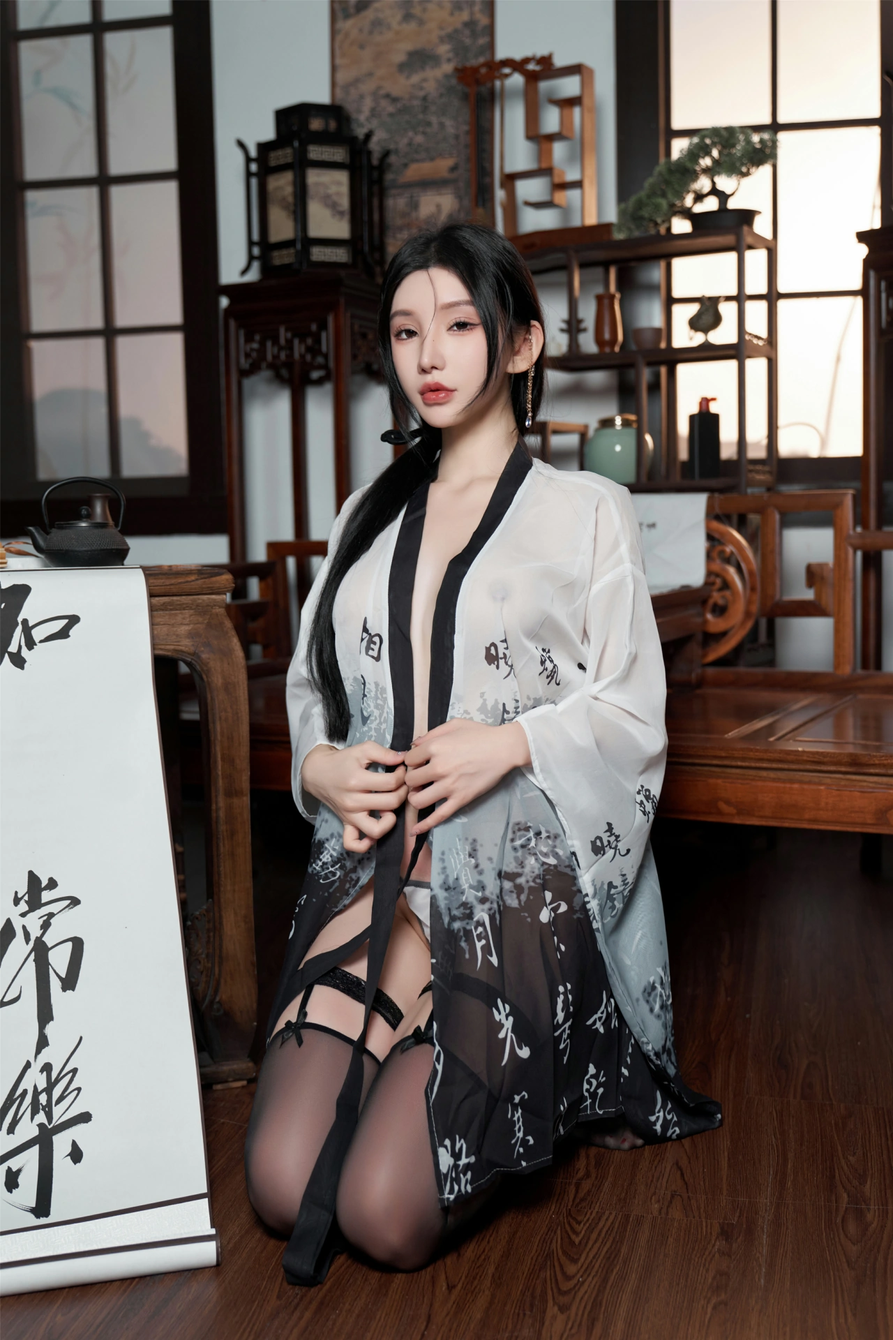 [秀人付费] 周于希Sally 诱人私拍福利 铃铛血滴子 第 36 张