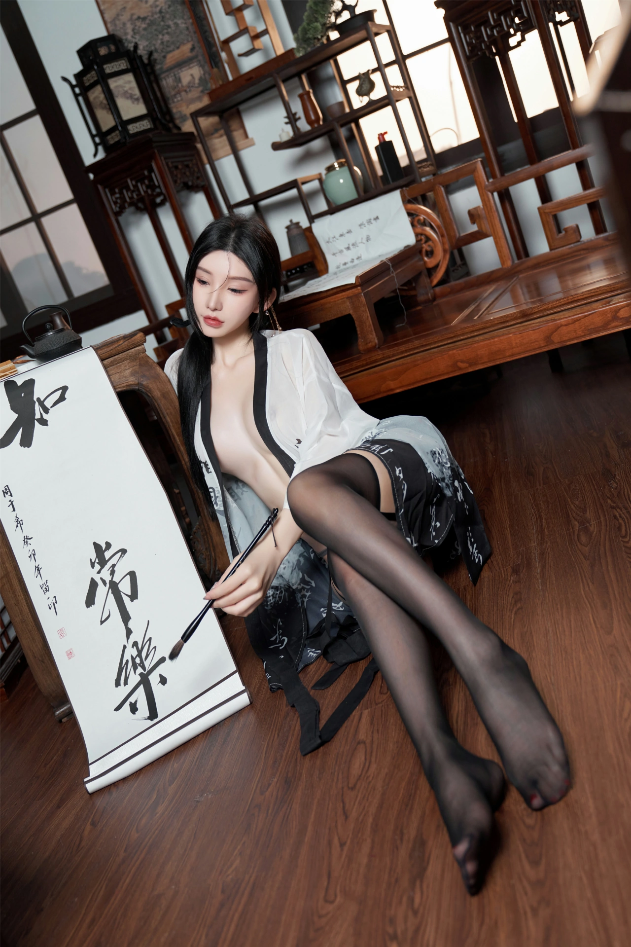 [秀人付费] 周于希Sally 诱人私拍福利 铃铛血滴子 第 41 张